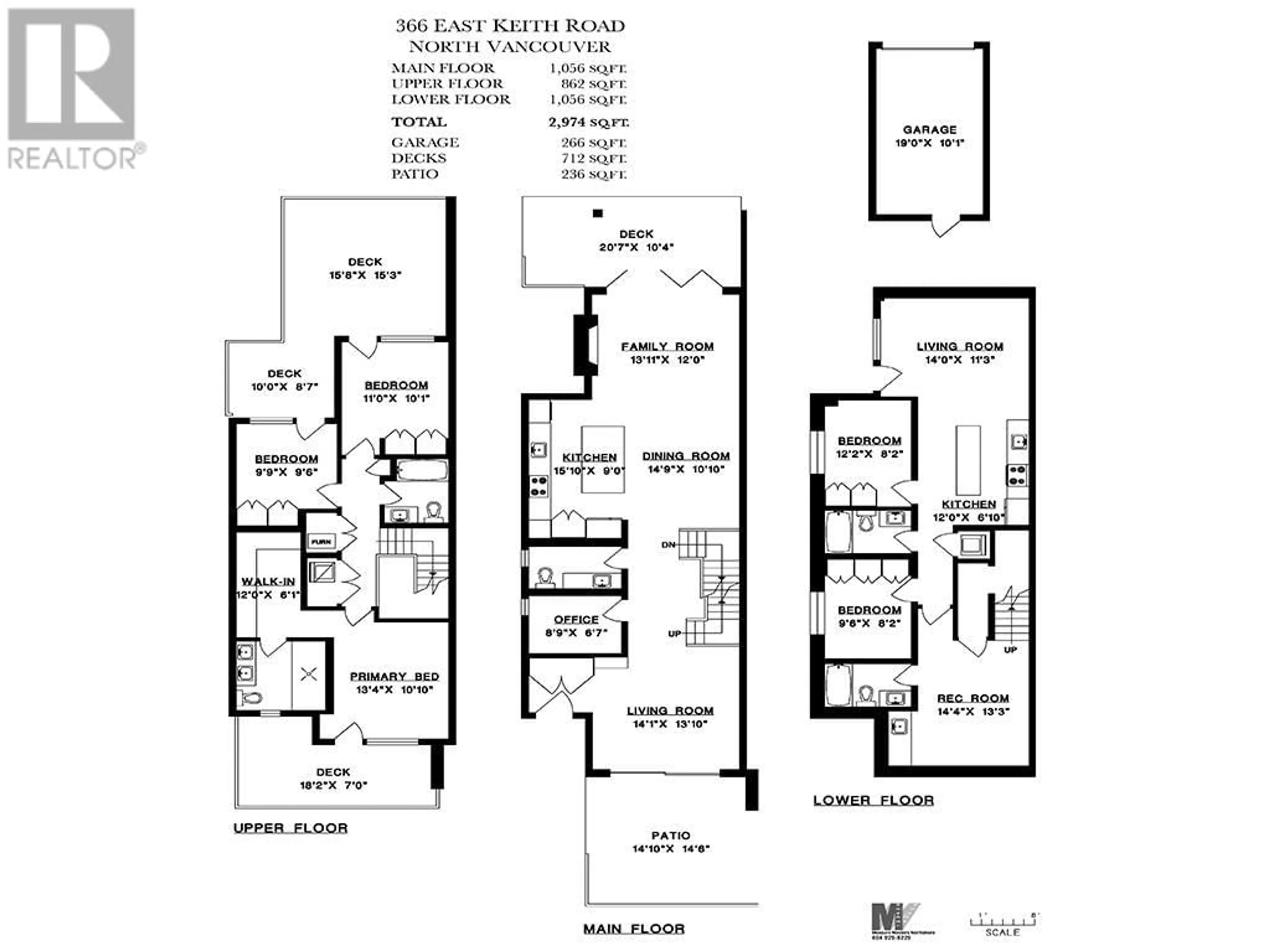 Floor plan for 366 E KEITH ROAD, North Vancouver British Columbia V7L1V7