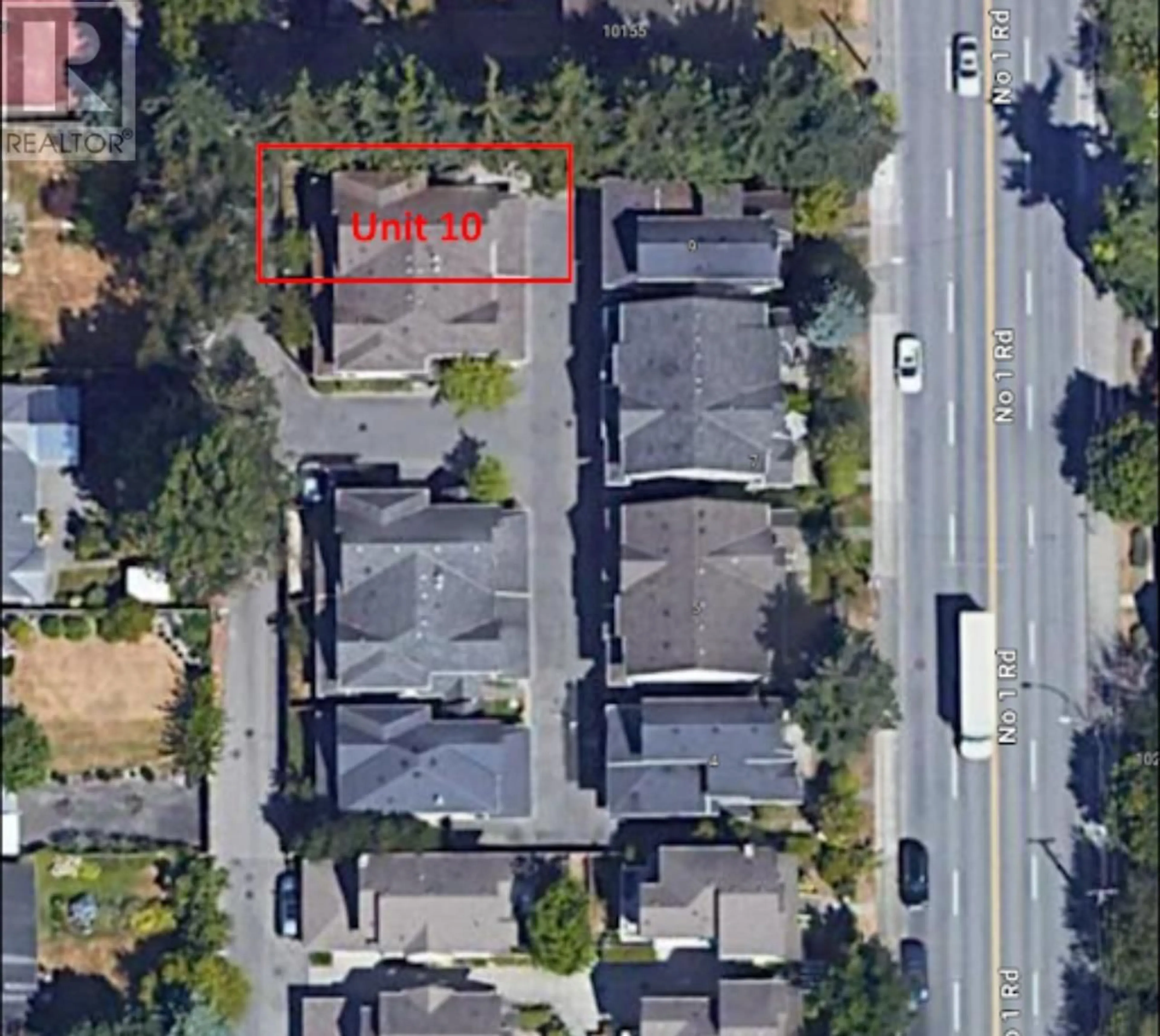 A pic from exterior of the house or condo, the street view for 10 10171 NO. 1 ROAD, Richmond British Columbia V7E1S1