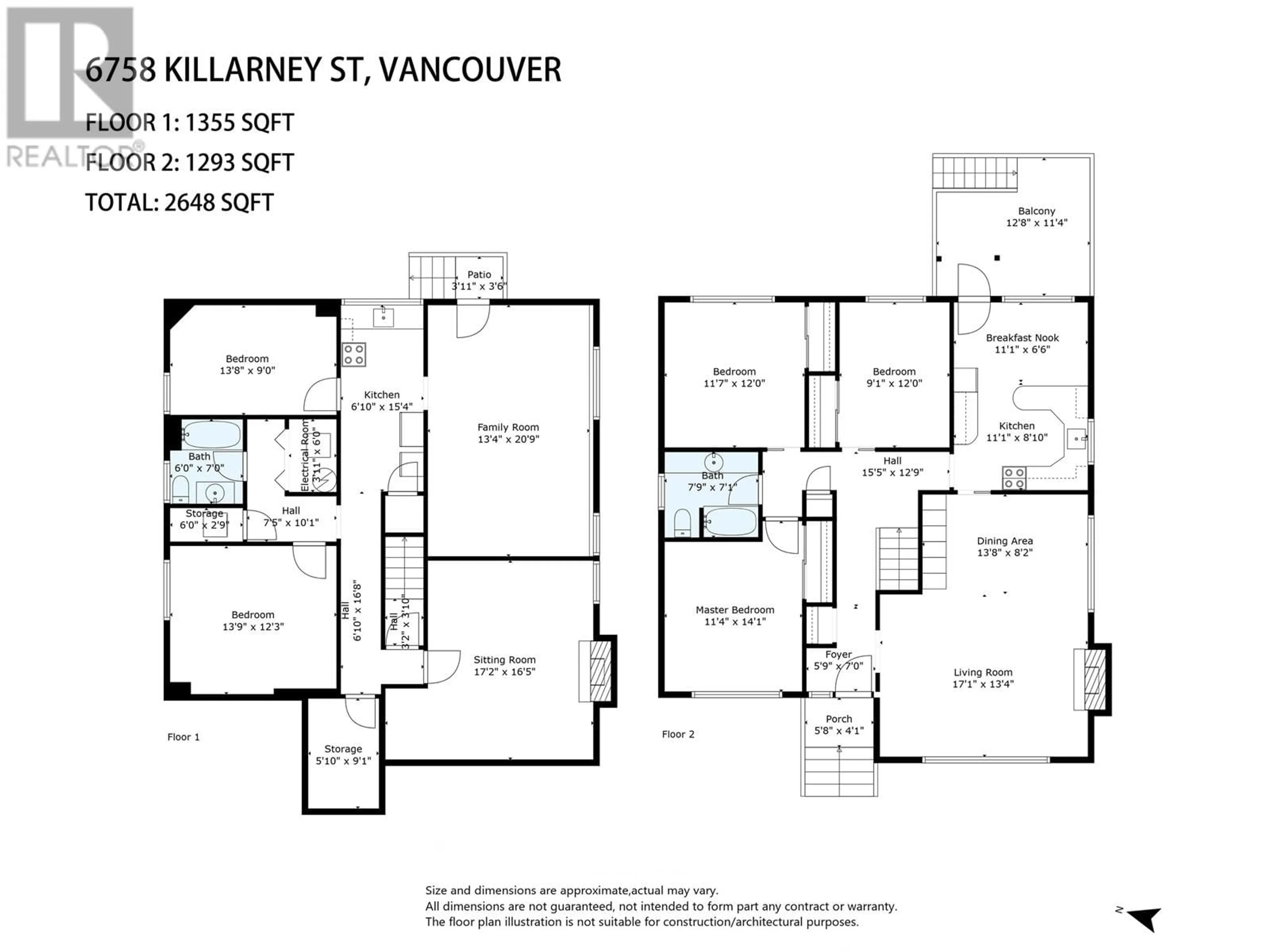 Floor plan for 6758 KILLARNEY STREET, Vancouver British Columbia V5S2Y3