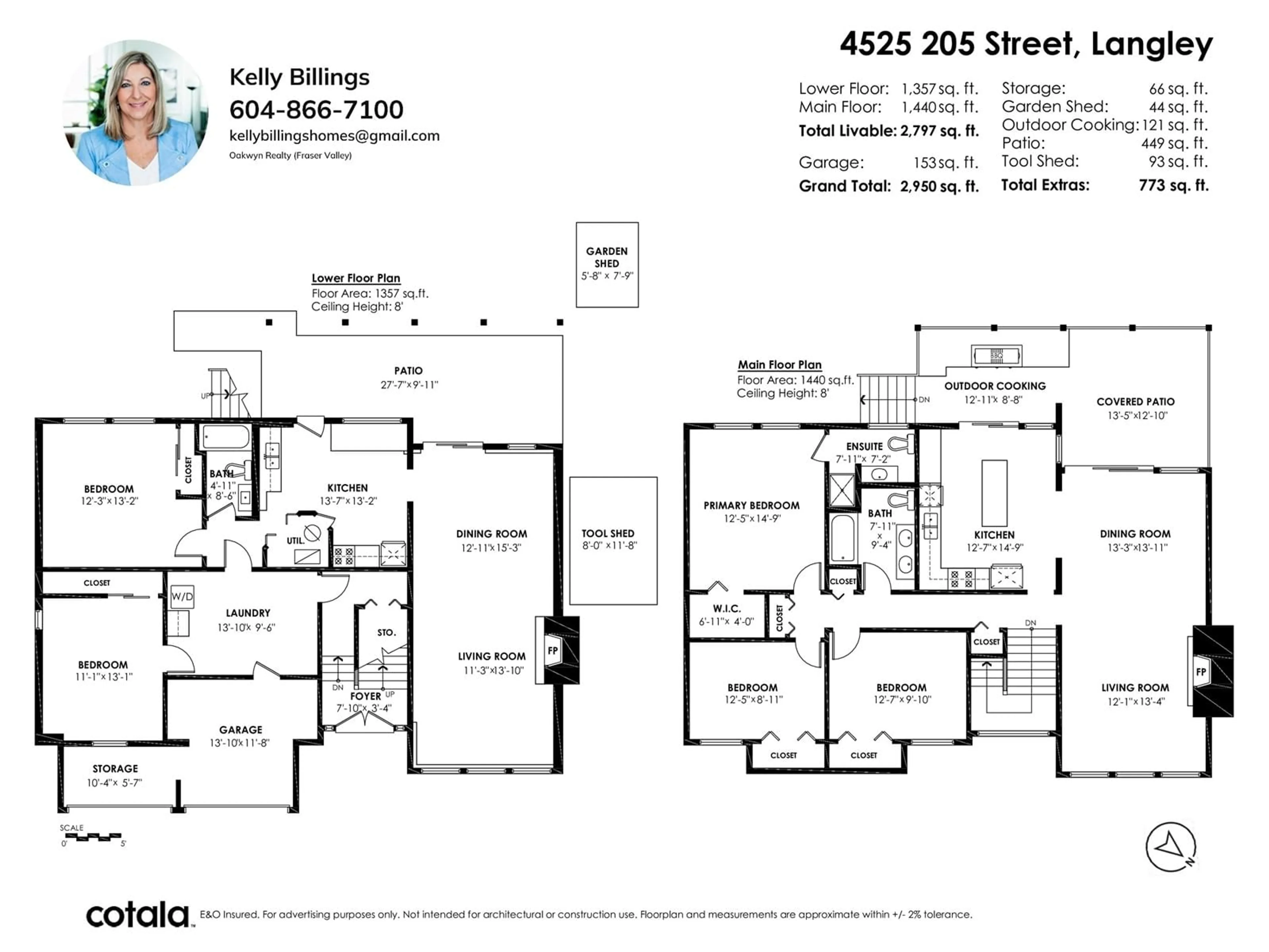 Floor plan for 4525 205 STREET, Langley British Columbia V3A6B6