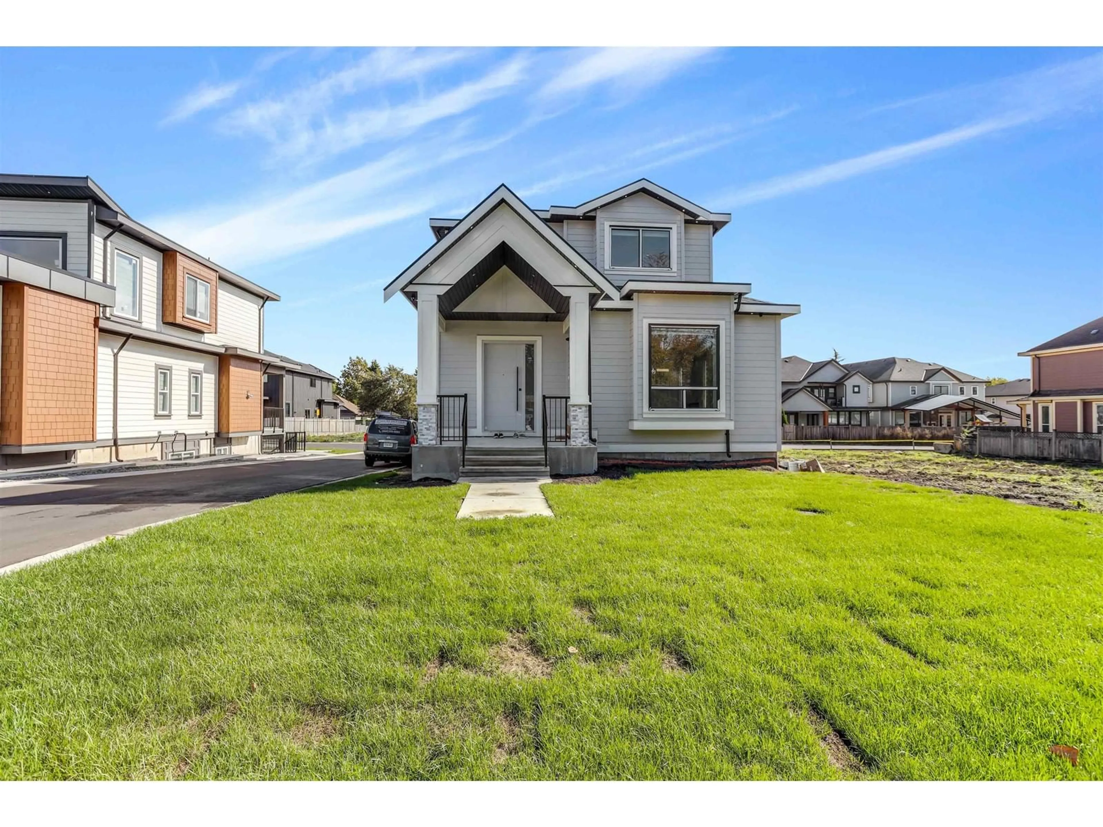 Frontside or backside of a home, the fenced backyard for 5936 168 STREET, Surrey British Columbia V3S3X6