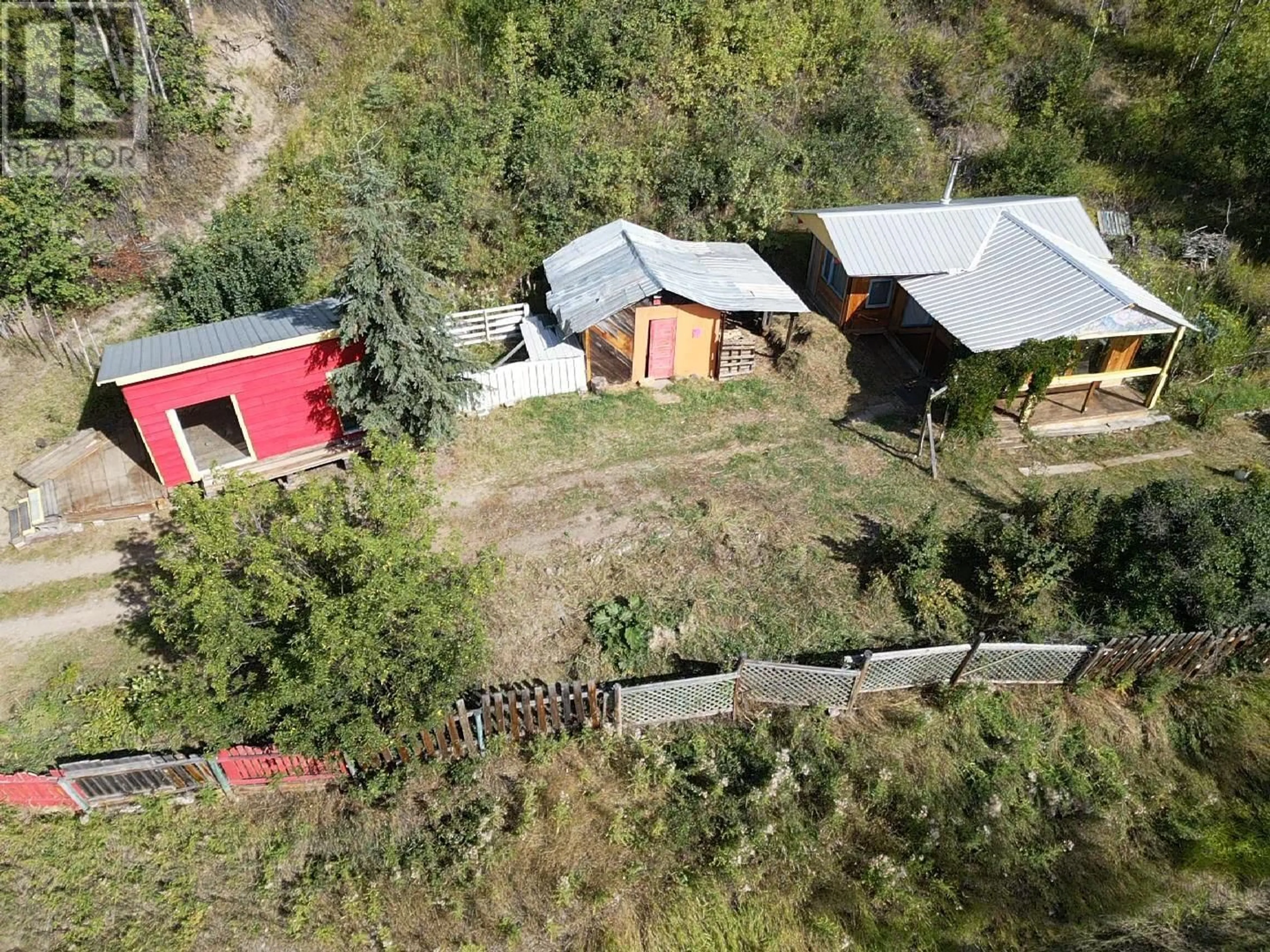 A pic from outside/outdoor area/front of a property/back of a property/a pic from drone, mountain view for 809 TELEGRAPH ROAD, Fort Fraser British Columbia V0J1N0