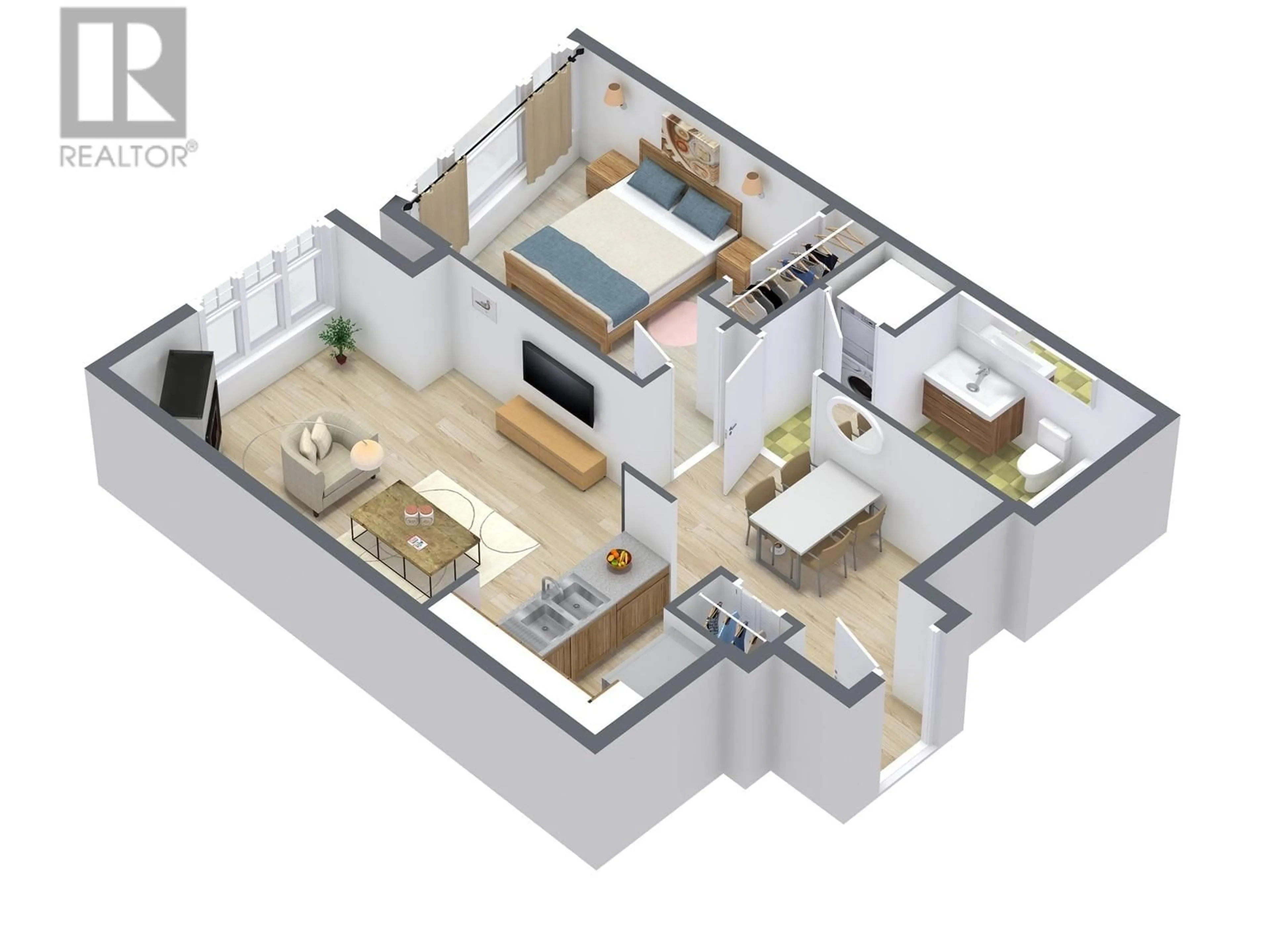 Floor plan for 1510 63 KEEFER PLACE, Vancouver British Columbia V6B6N6