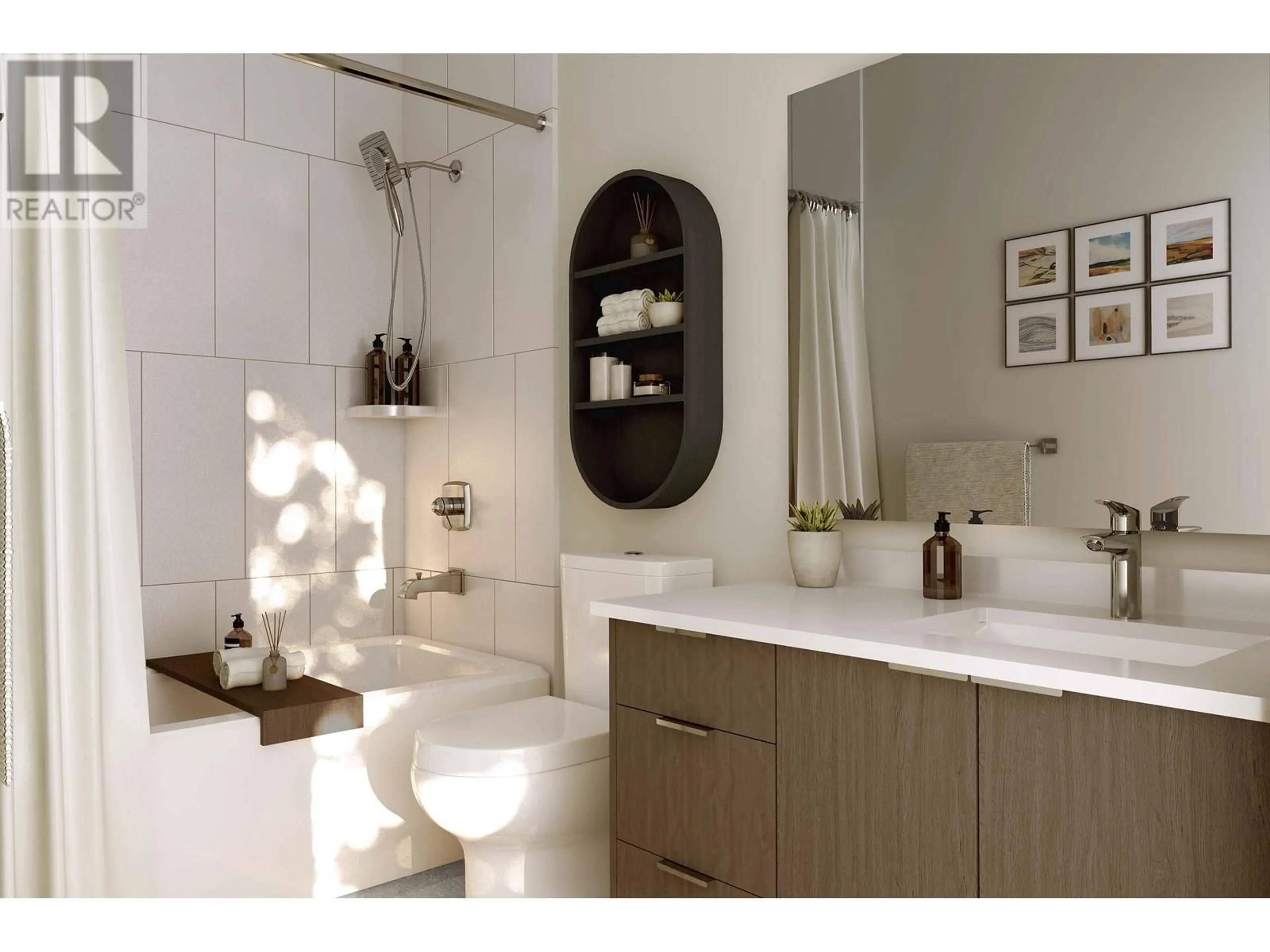 Contemporary bathroom, ceramic floors for 307 1051 JAMES AVENUE, Coquitlam British Columbia V0V0V0