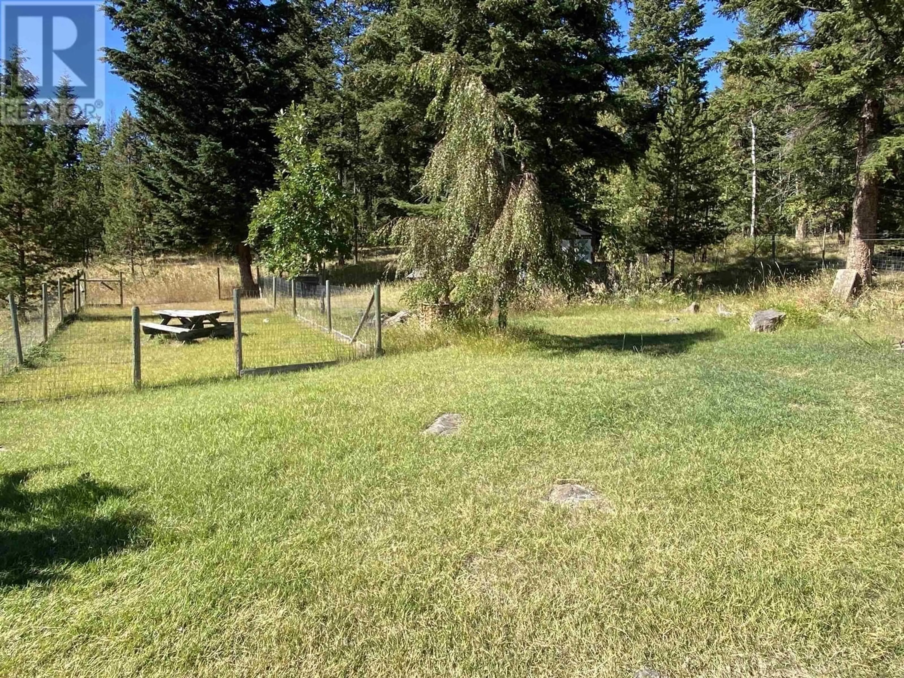 A pic from outside/outdoor area/front of a property/back of a property/a pic from drone, forest/trees view for 7969 SCHERGER ROAD, 70 Mile House British Columbia V0K2K1