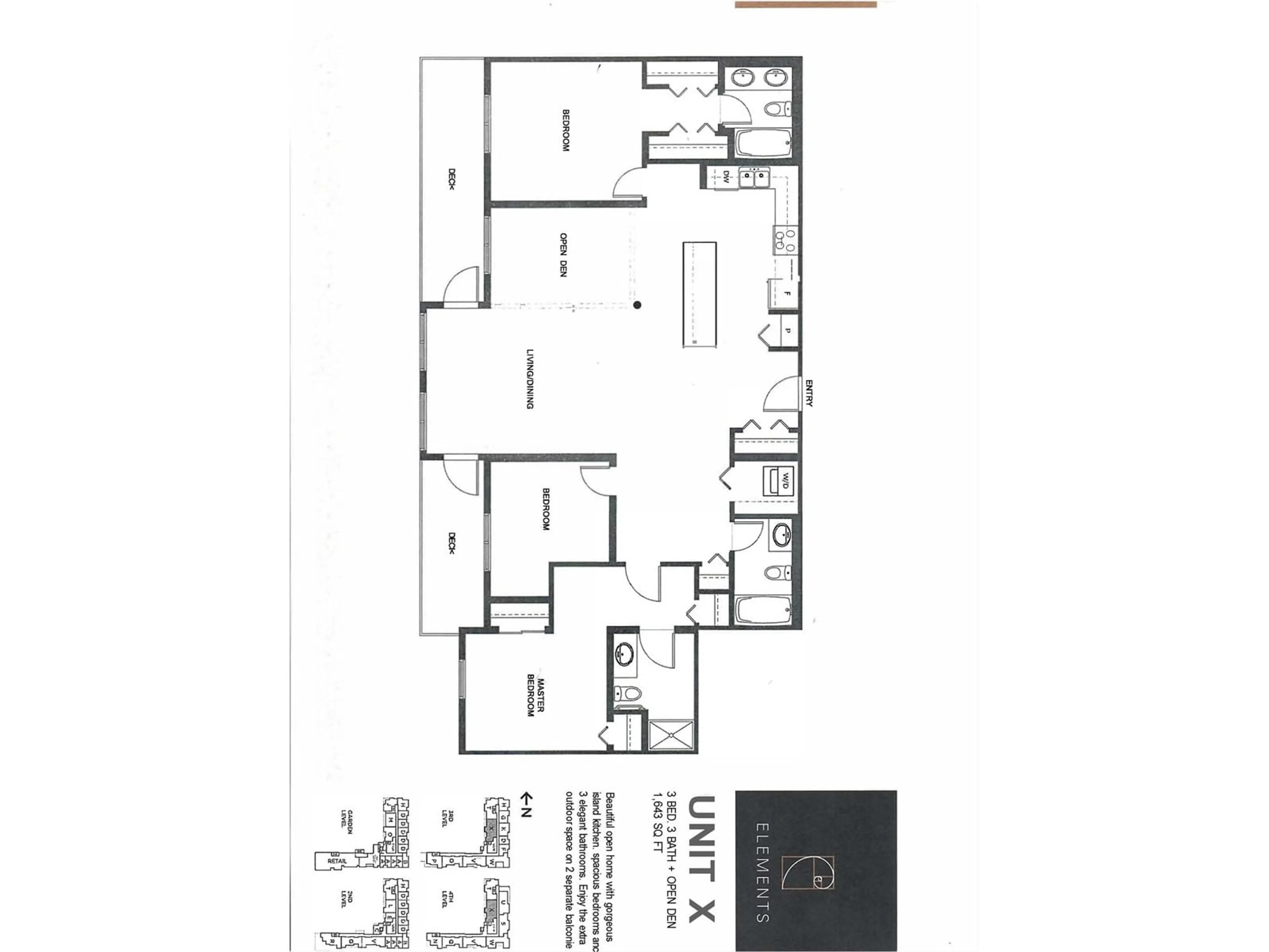 Floor plan for F408 20211 66 AVENUE, Langley British Columbia V2Y0L4