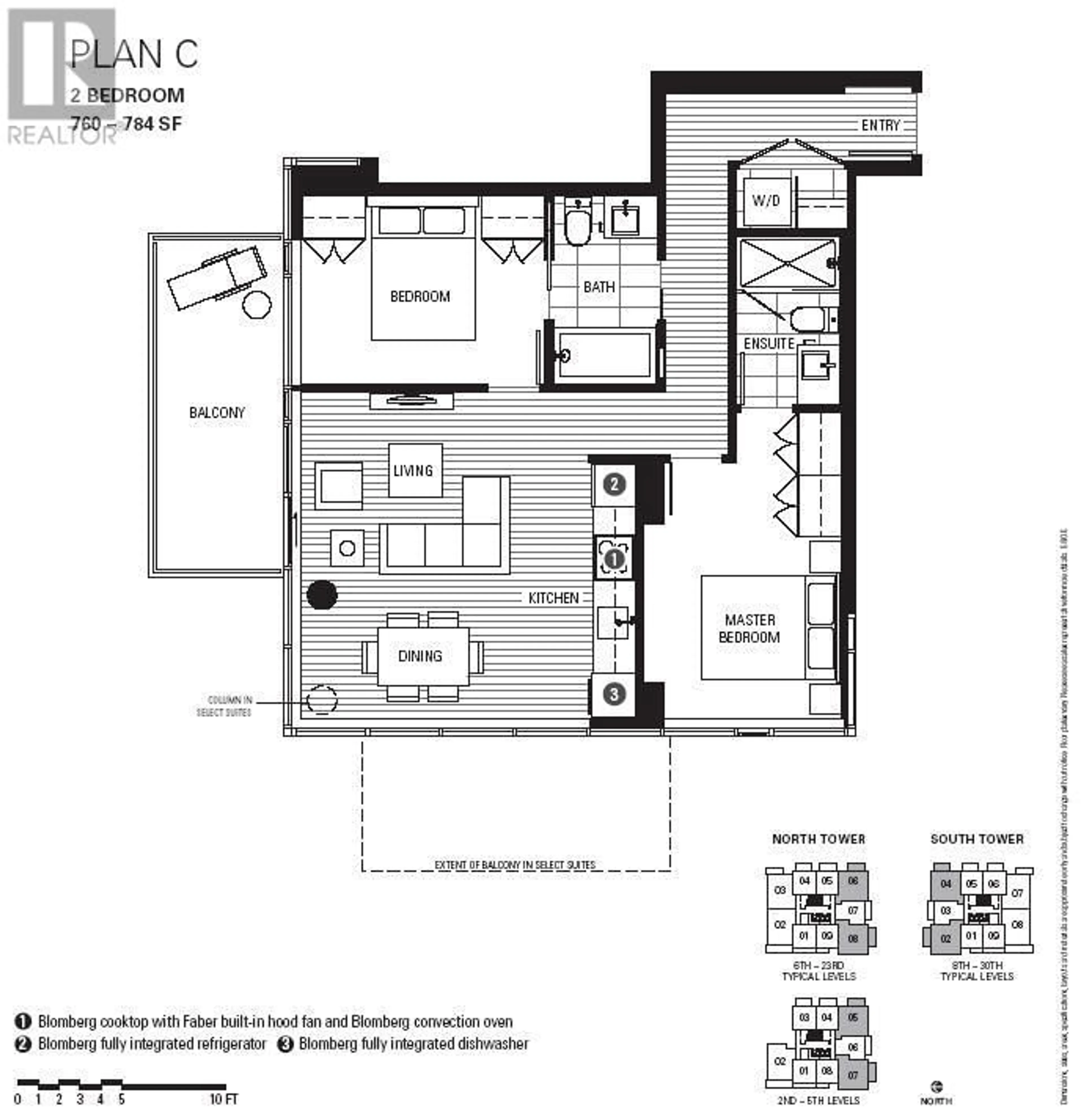 Floor plan for 606 8031 NUNAVUT LANE, Vancouver British Columbia V5X0C9