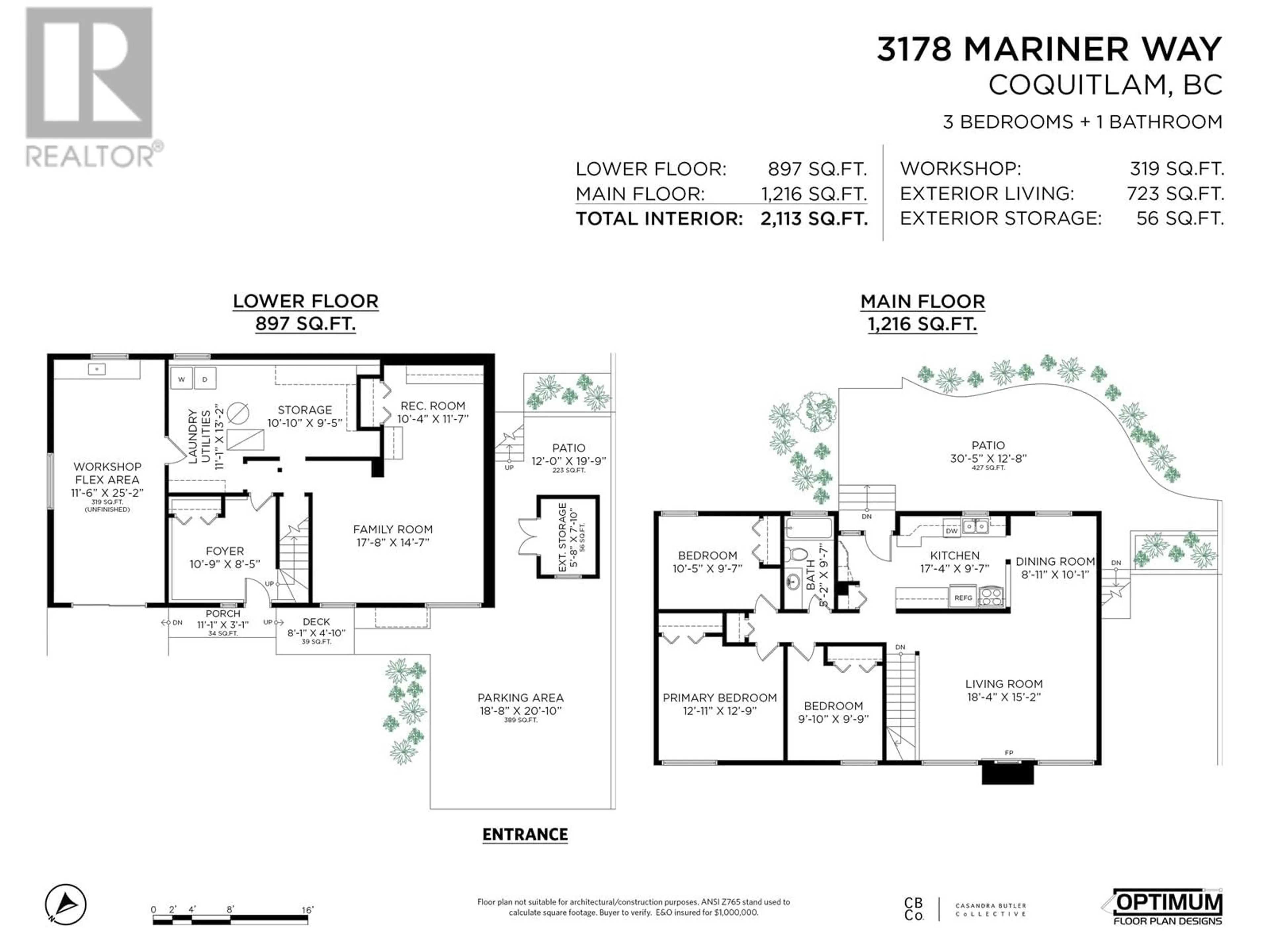 Floor plan for 3178 MARINER WAY, Coquitlam British Columbia V3C4E7