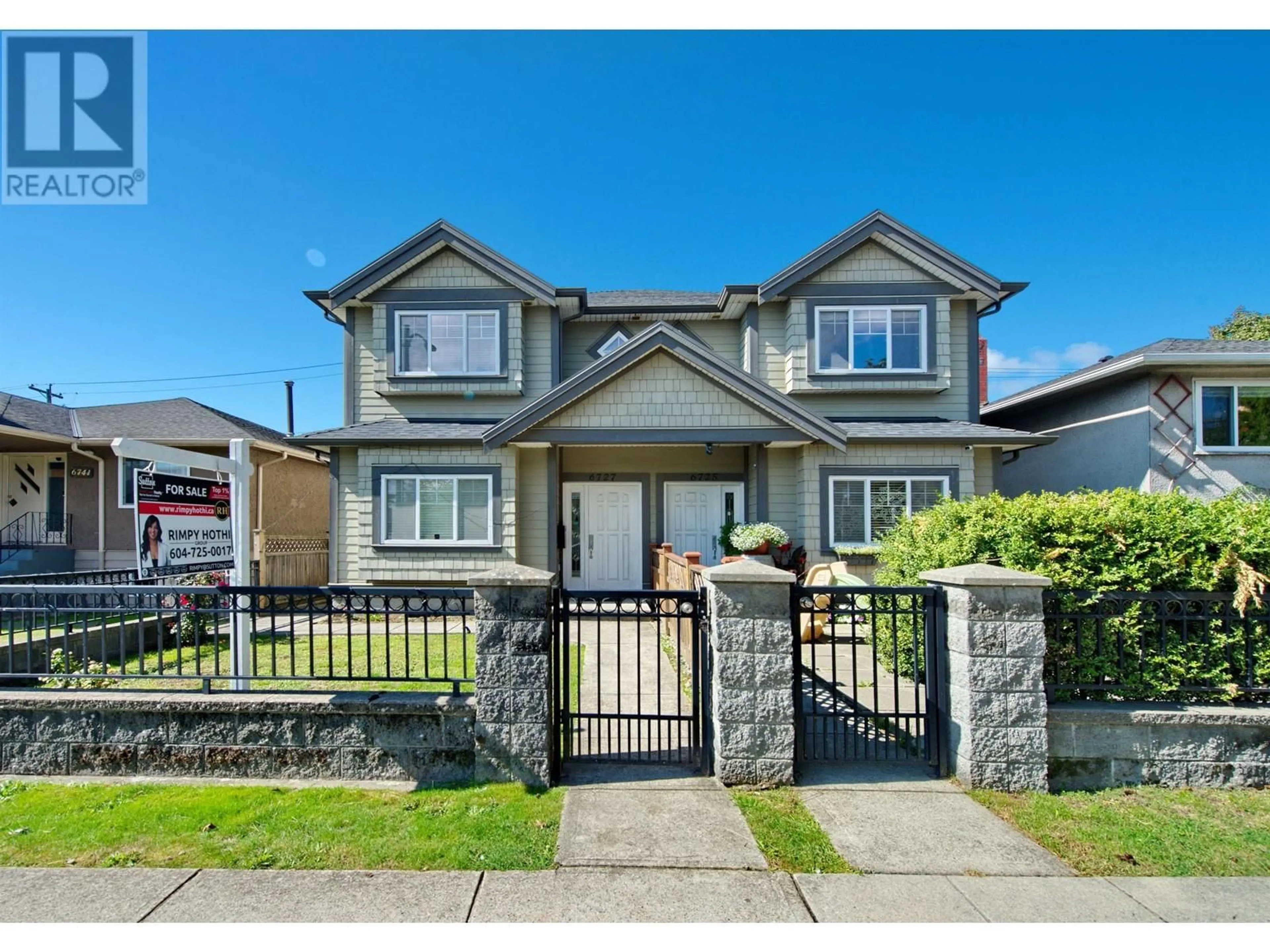 Frontside or backside of a home for 6727 MAIN STREET, Vancouver British Columbia V5X3H4