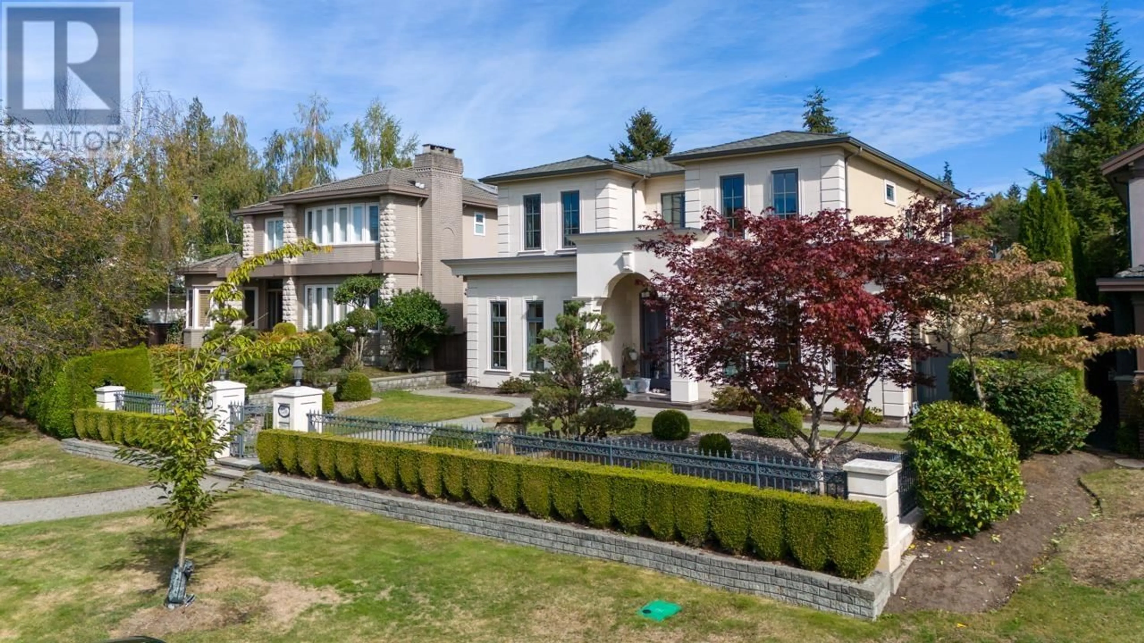 Frontside or backside of a home, the fenced backyard for 7216 BEECHWOOD STREET, Vancouver British Columbia V6P5V4