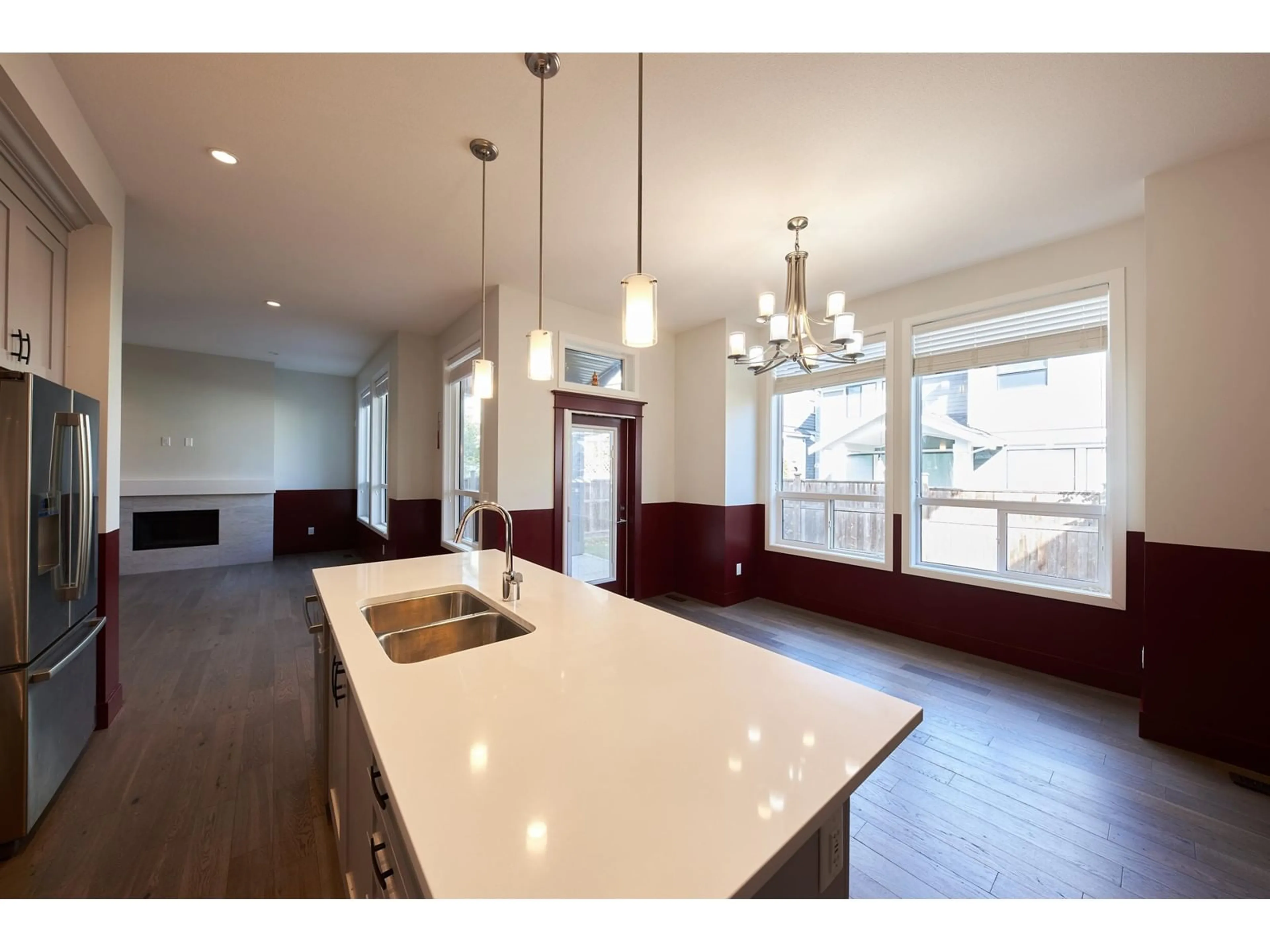 Open concept kitchen for 2142 167 STREET, Surrey British Columbia V3Z9X9