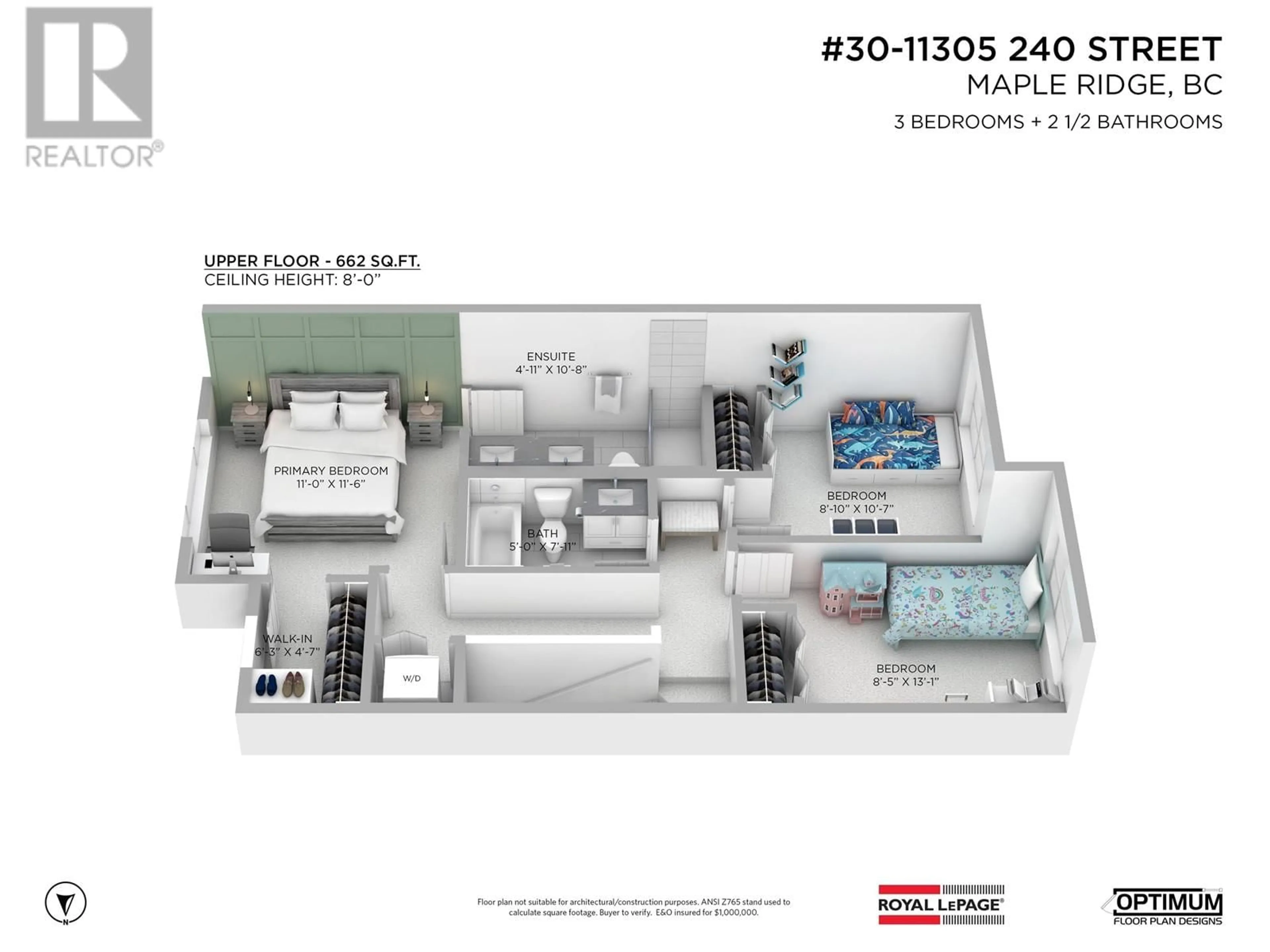 Floor plan for 30 11305 240 STREET, Maple Ridge British Columbia V2W0J1