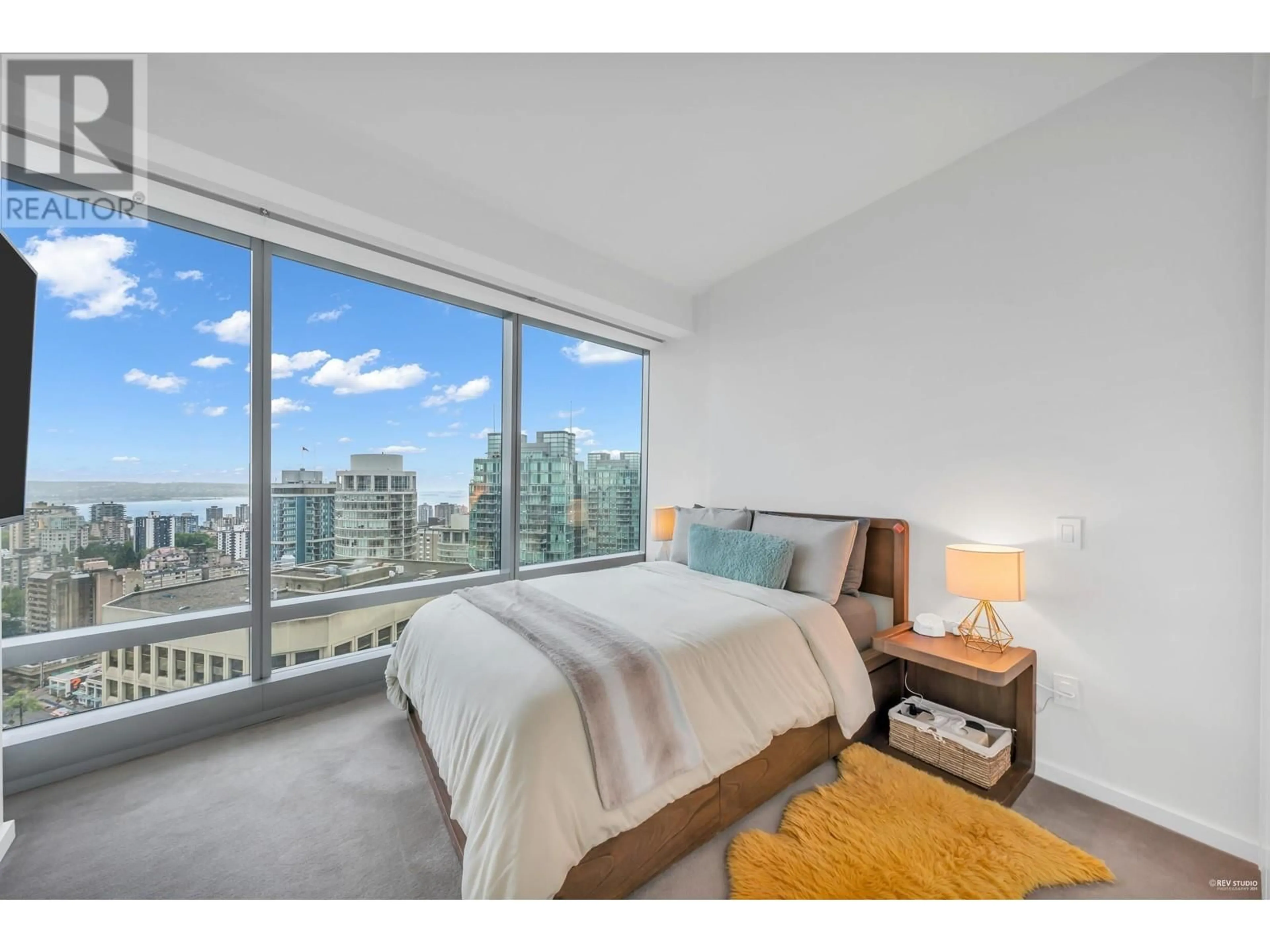 Bedroom with bed, unknown for 3503 - 1151 GEORGIA STREET, Vancouver British Columbia V6E0B3