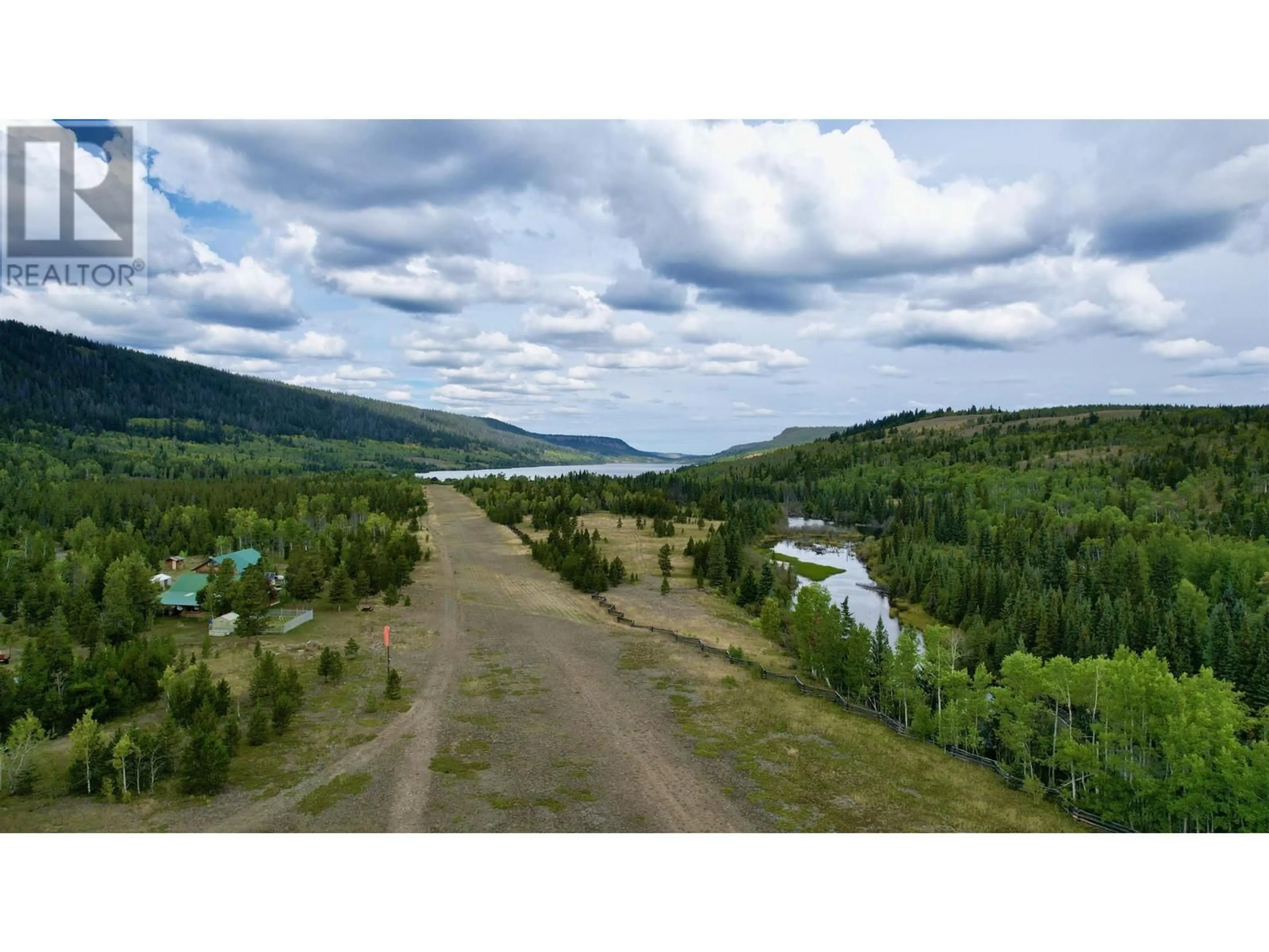 A pic from outside/outdoor area/front of a property/back of a property/a pic from drone, water/lake/river/ocean view for 7650 VEDAN-ELKIN LAKE FSR ROAD, Williams Lake British Columbia V0L1X0