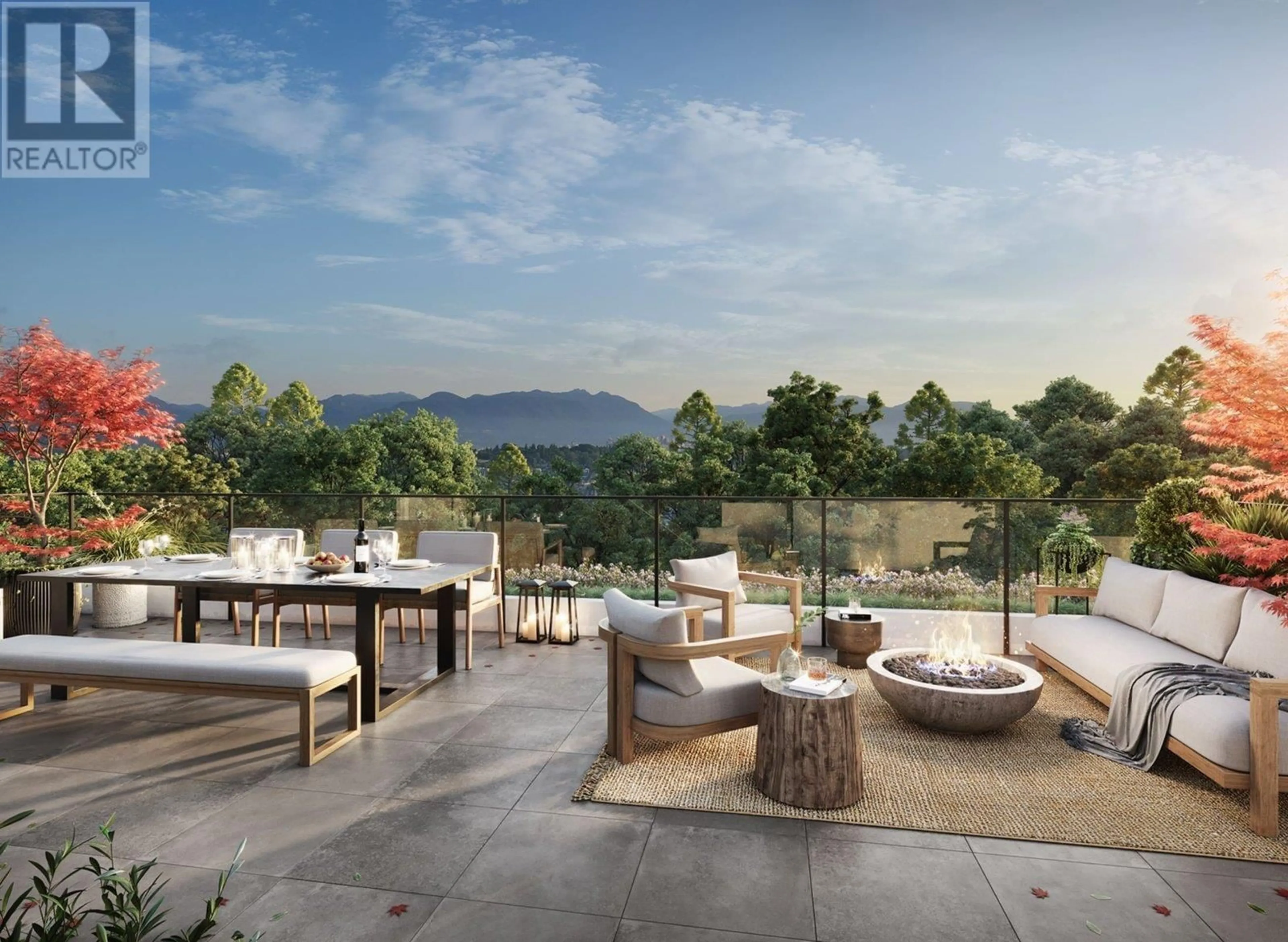 Patio, mountain view for 108 - 6922 ASH STREET, Vancouver British Columbia V6P3K4