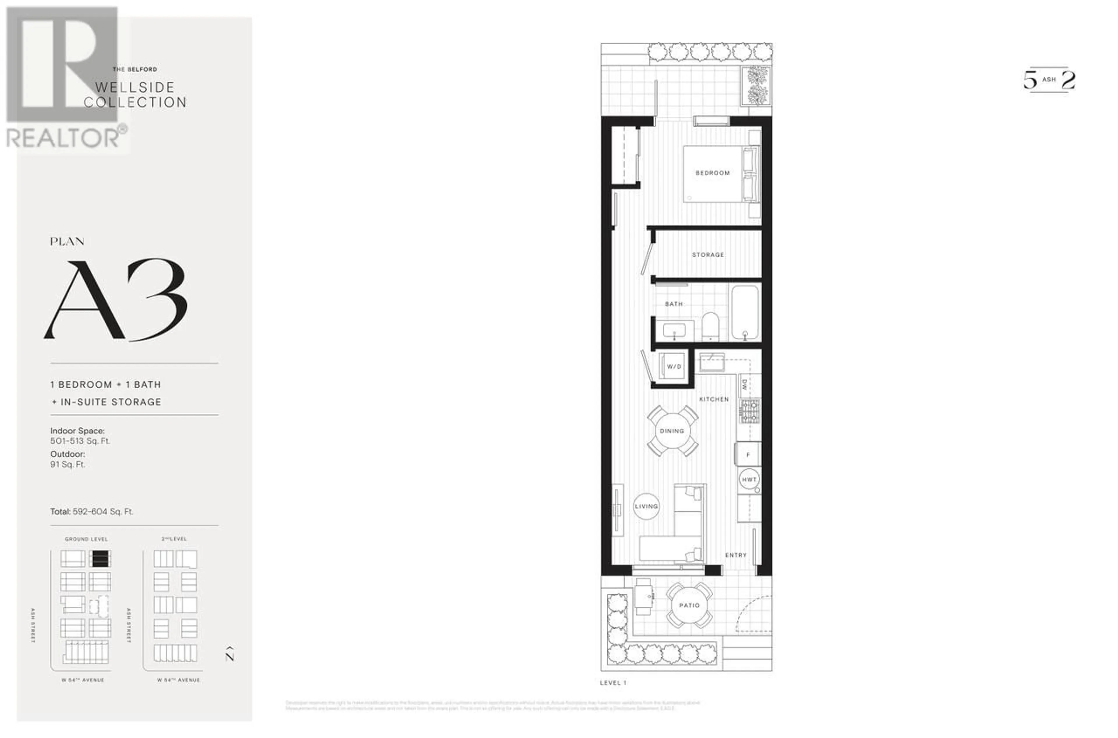Floor plan for 108 - 6922 ASH STREET, Vancouver British Columbia V6P3K4