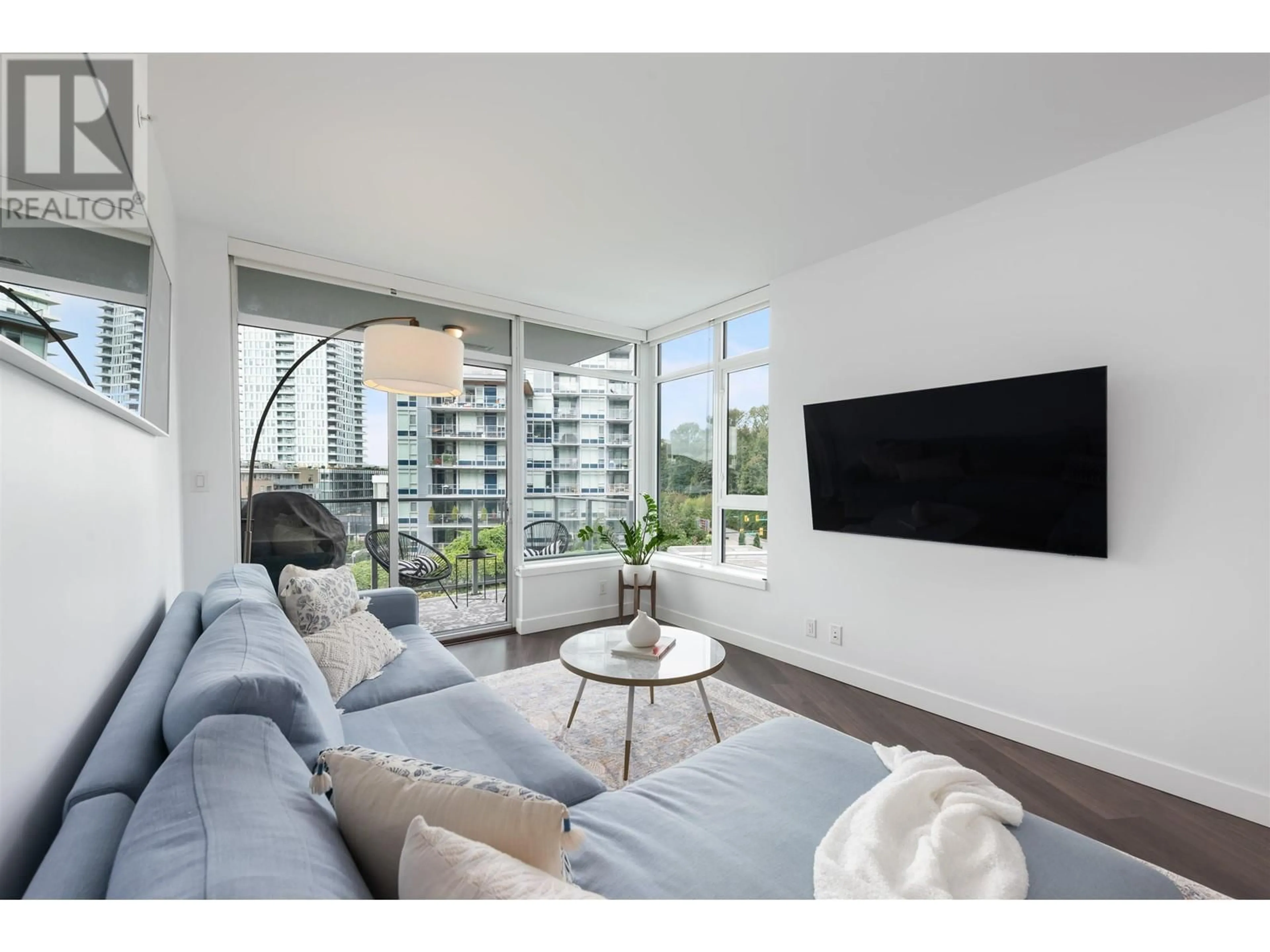 Living room for 607 3557 SAWMILL CRESCENT, Vancouver British Columbia V5S0E2