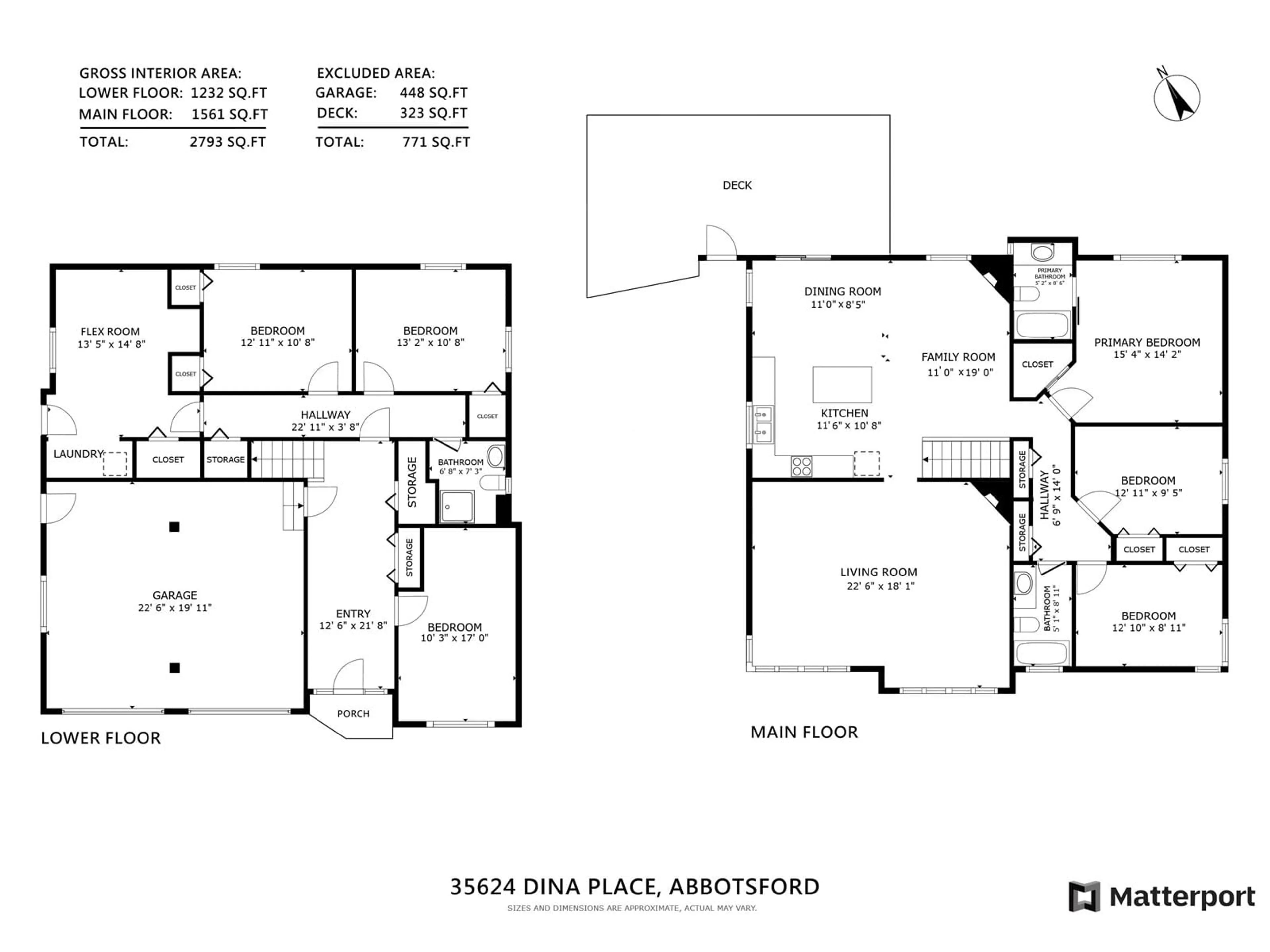 Floor plan for 35624 DINA PLACE, Abbotsford British Columbia V3G1L7