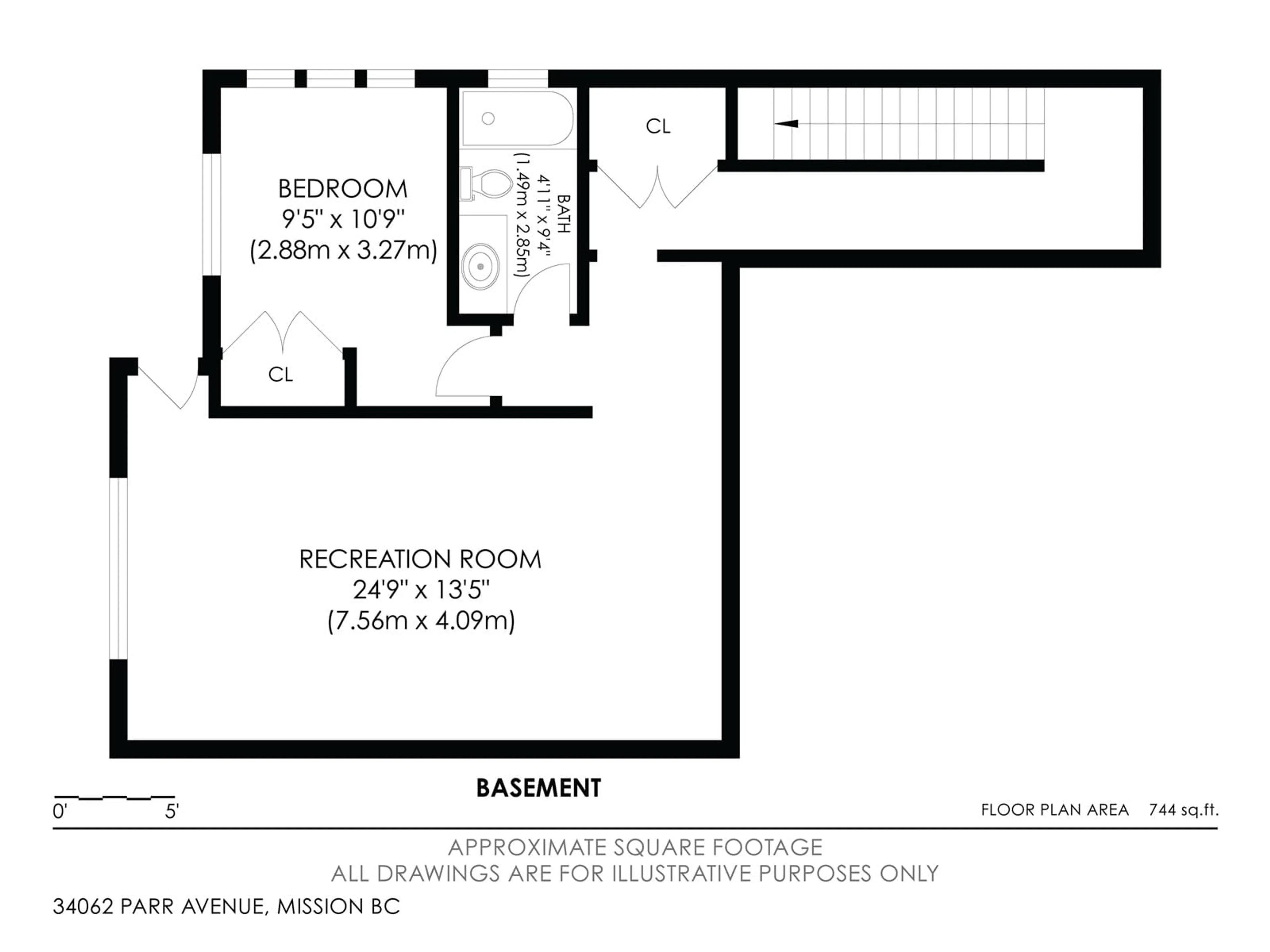 Floor plan for 34062 PARR AVENUE, Mission British Columbia V2V0J5