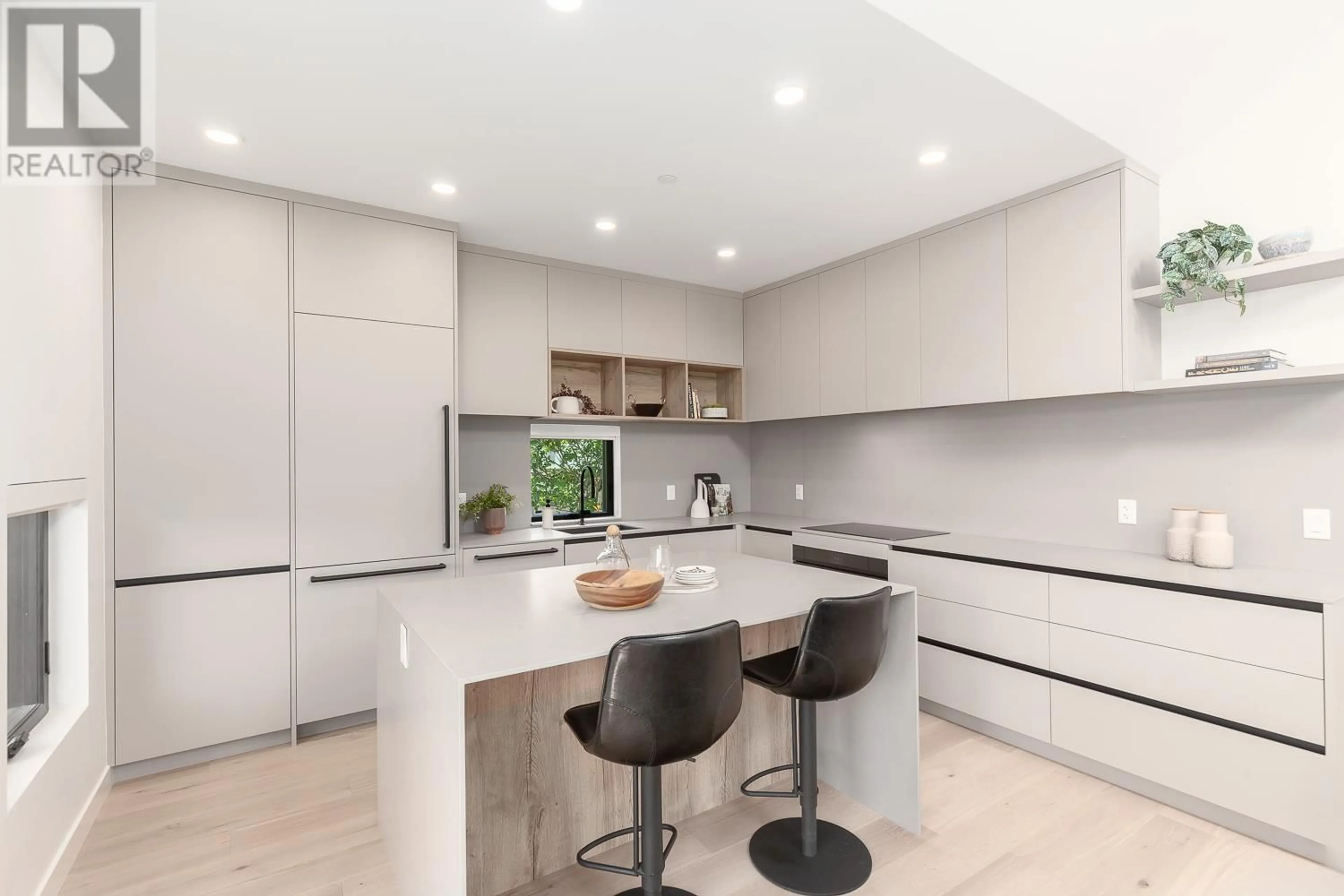 Contemporary kitchen, wood floors, cottage for 3860 PRINCE ALBERT STREET, Vancouver British Columbia V5V1Y3