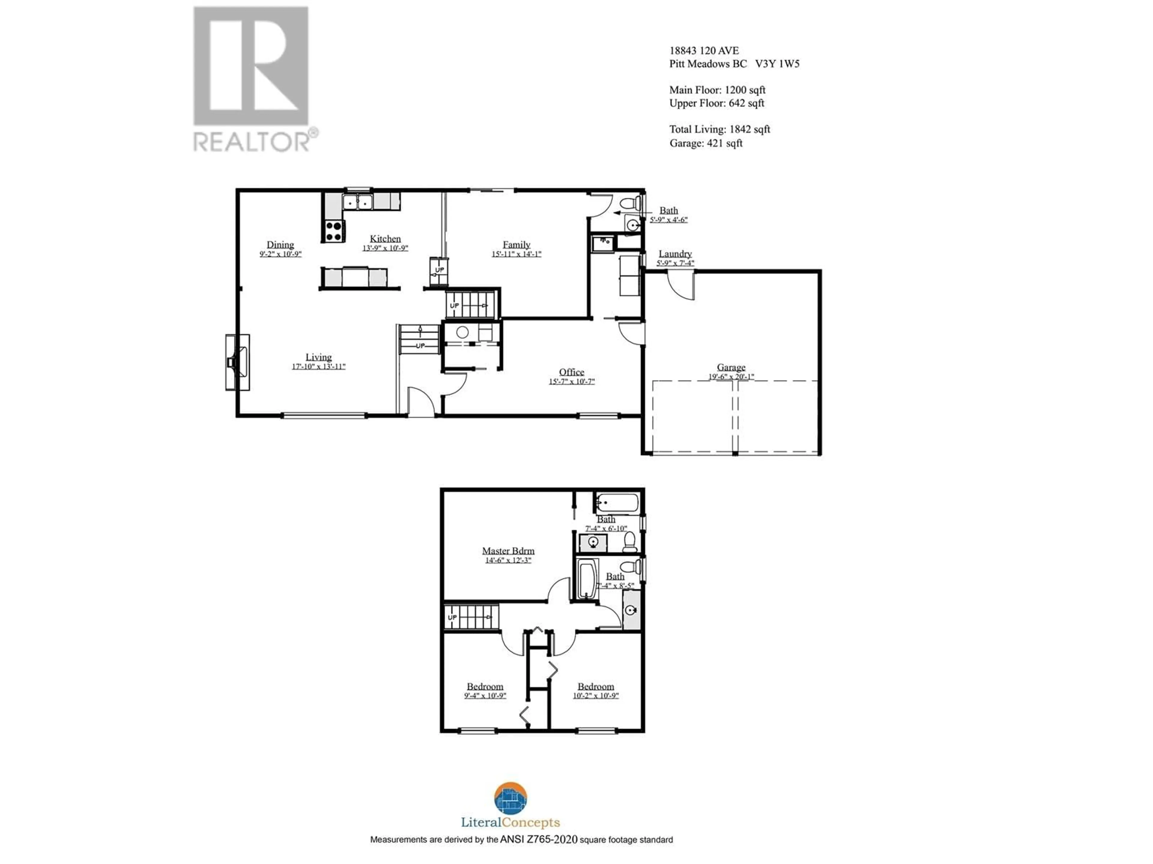 Floor plan for 18843 120 AVENUE, Pitt Meadows British Columbia V3Y1W5