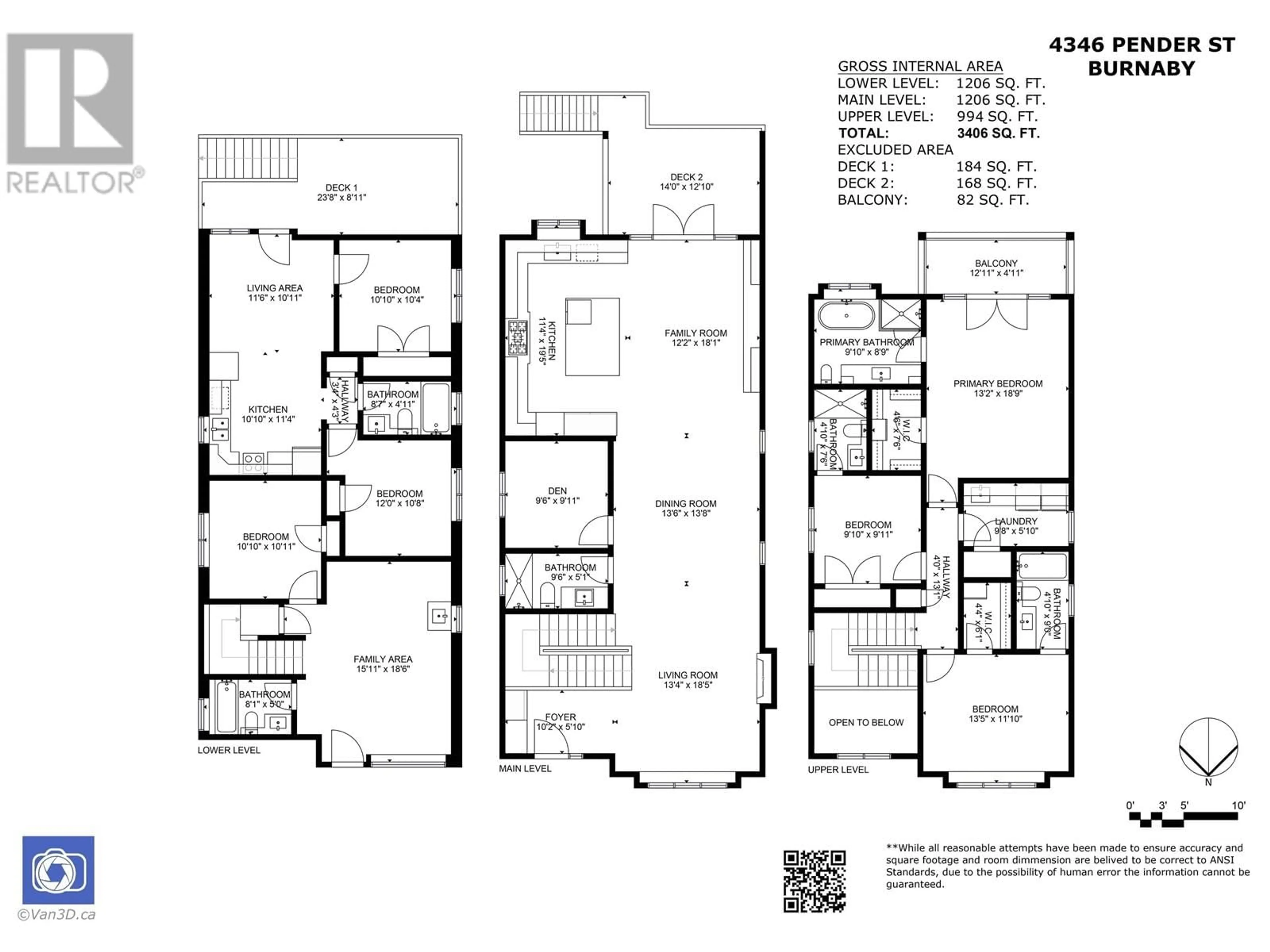 Floor plan for 4346 PENDER STREET, Burnaby British Columbia V5C2M6