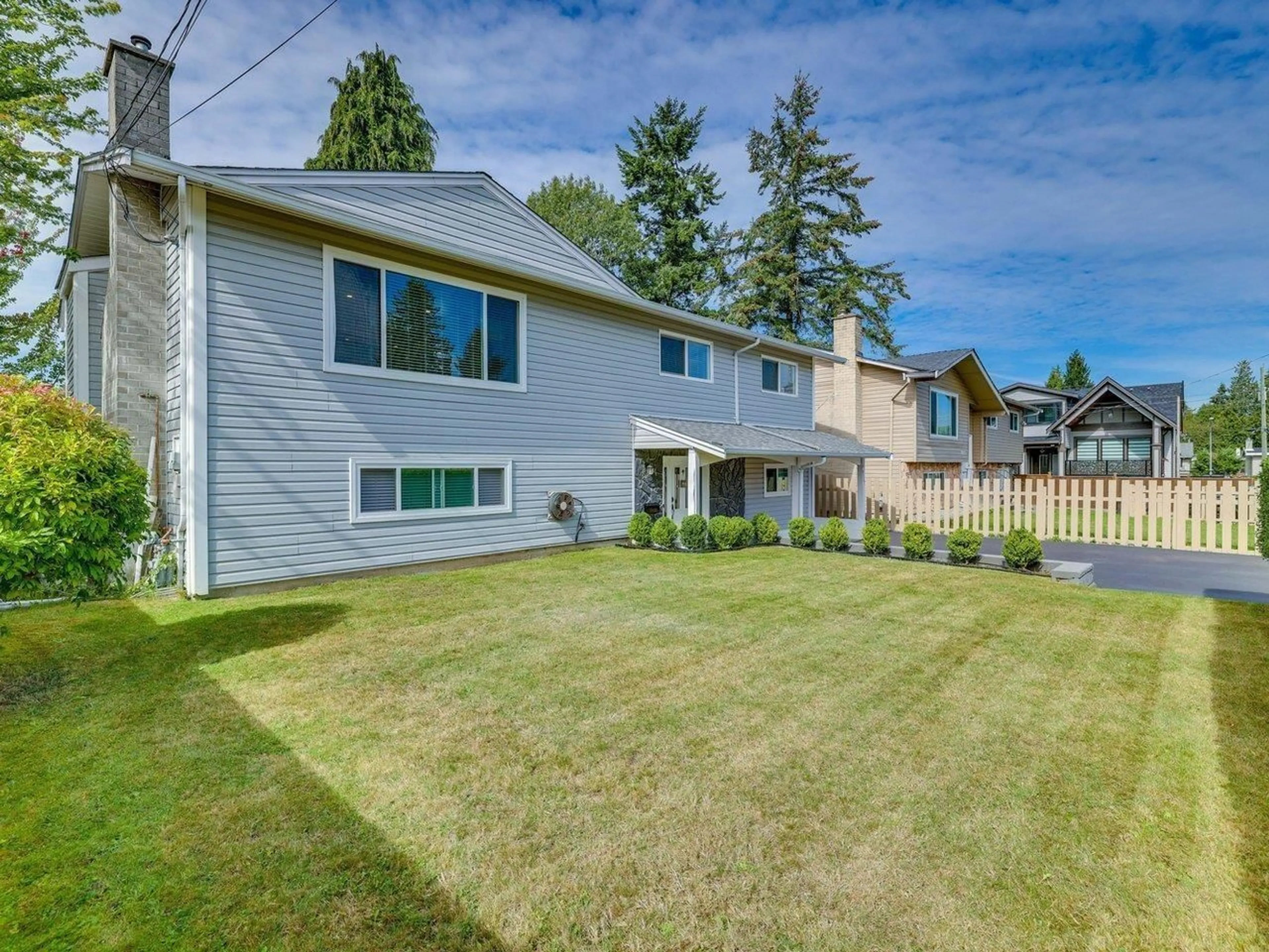 Frontside or backside of a home, the fenced backyard for 9327 117 STREET, Delta British Columbia V4C6B9