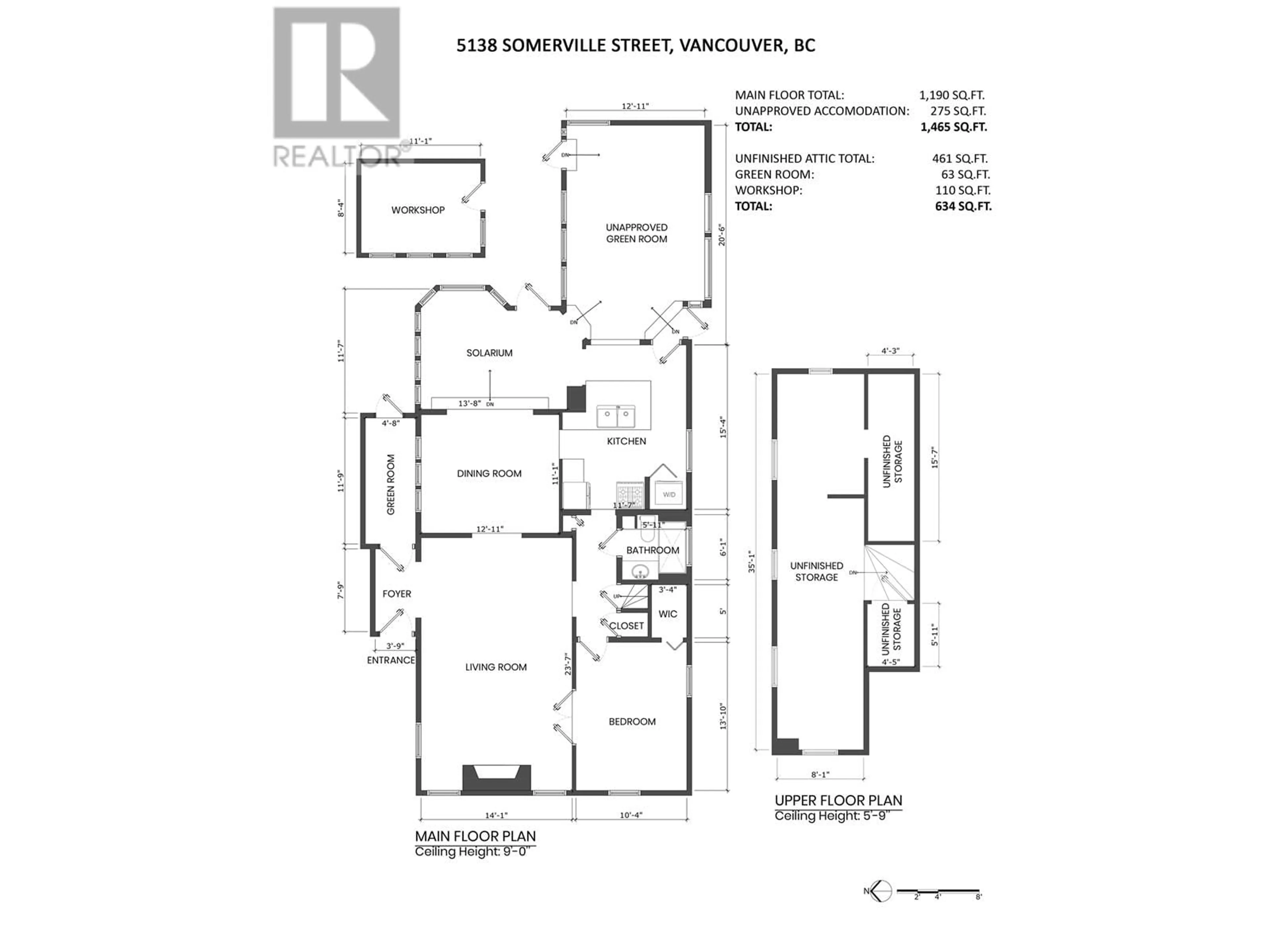 Floor plan for 5138 SOMERVILLE STREET, Vancouver British Columbia V5W3H4