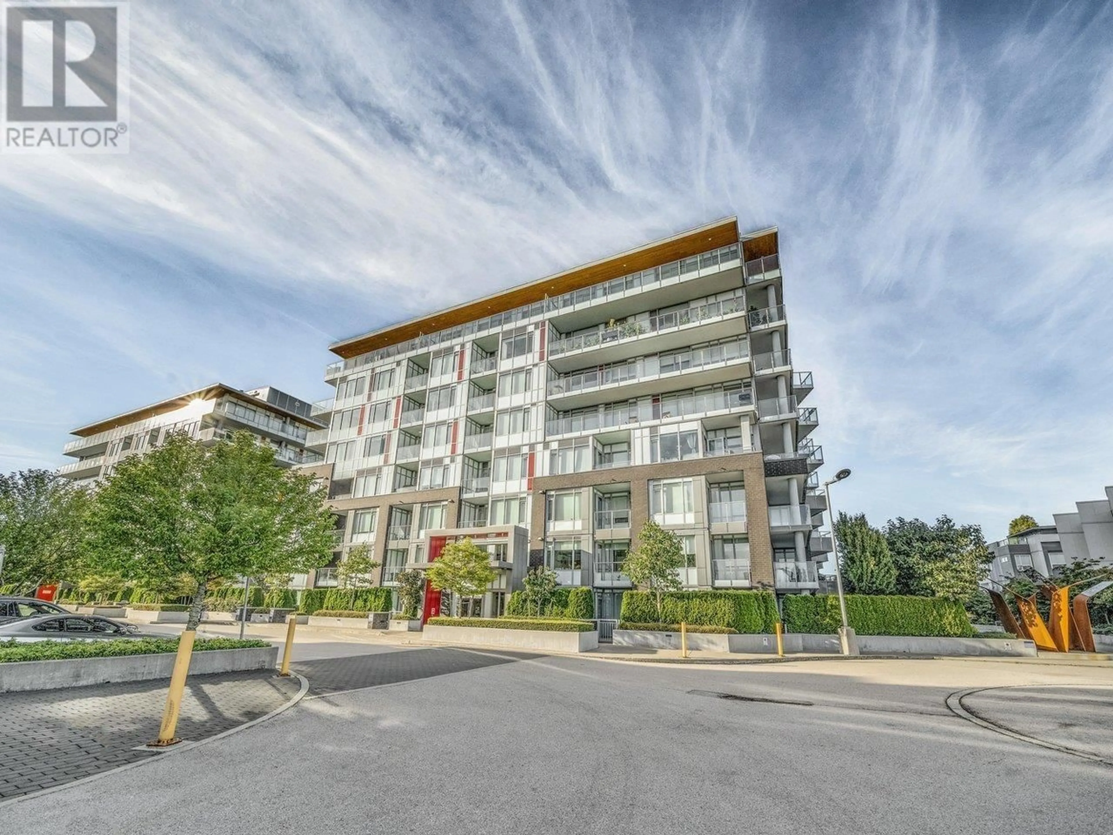 A pic from exterior of the house or condo, the street view for 206 10788 NO. 5 ROAD, Richmond British Columbia V6W0B7