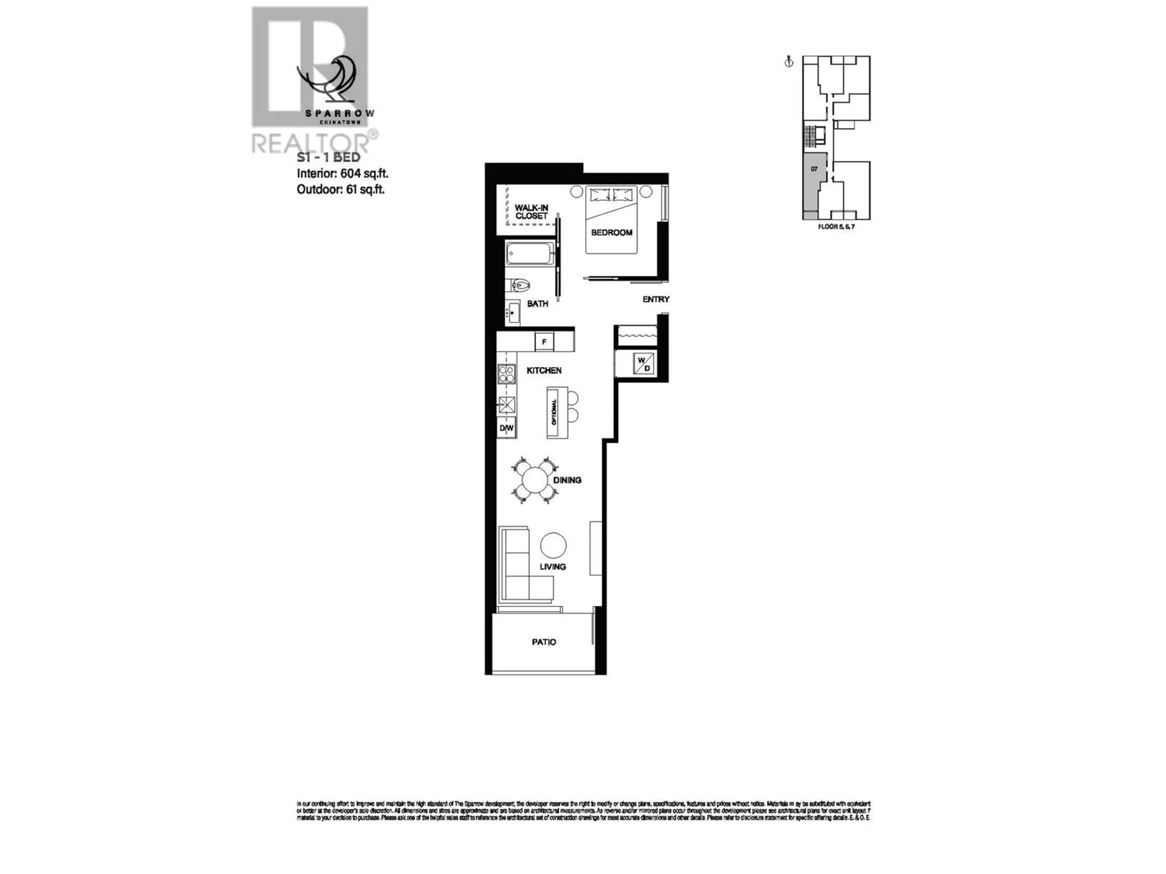 Floor plan for 707 239 KEEFER STREET, Vancouver British Columbia V0V0V0