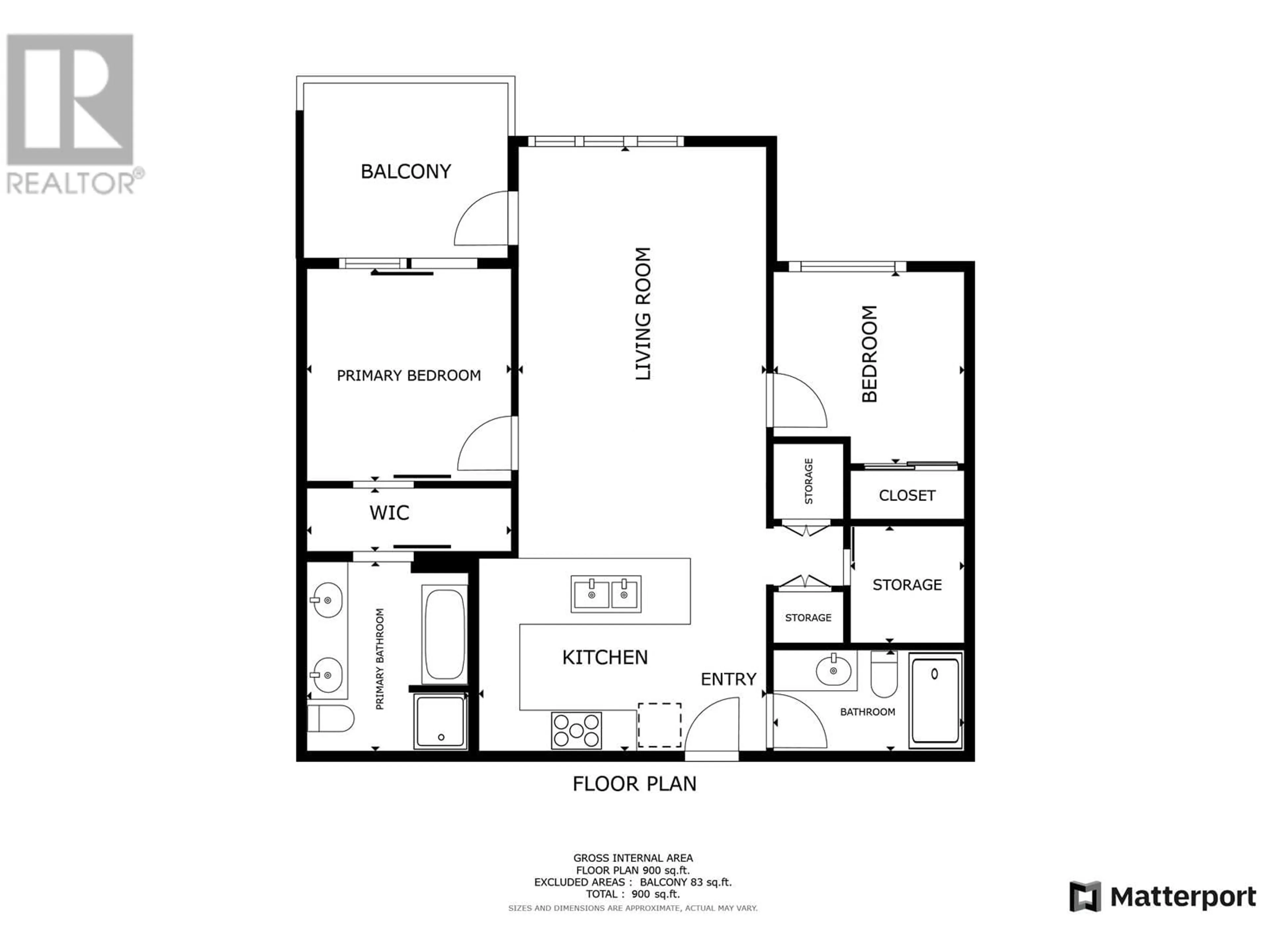 Floor plan for 531 7008 RIVER PARKWAY, Richmond British Columbia V6X0R1