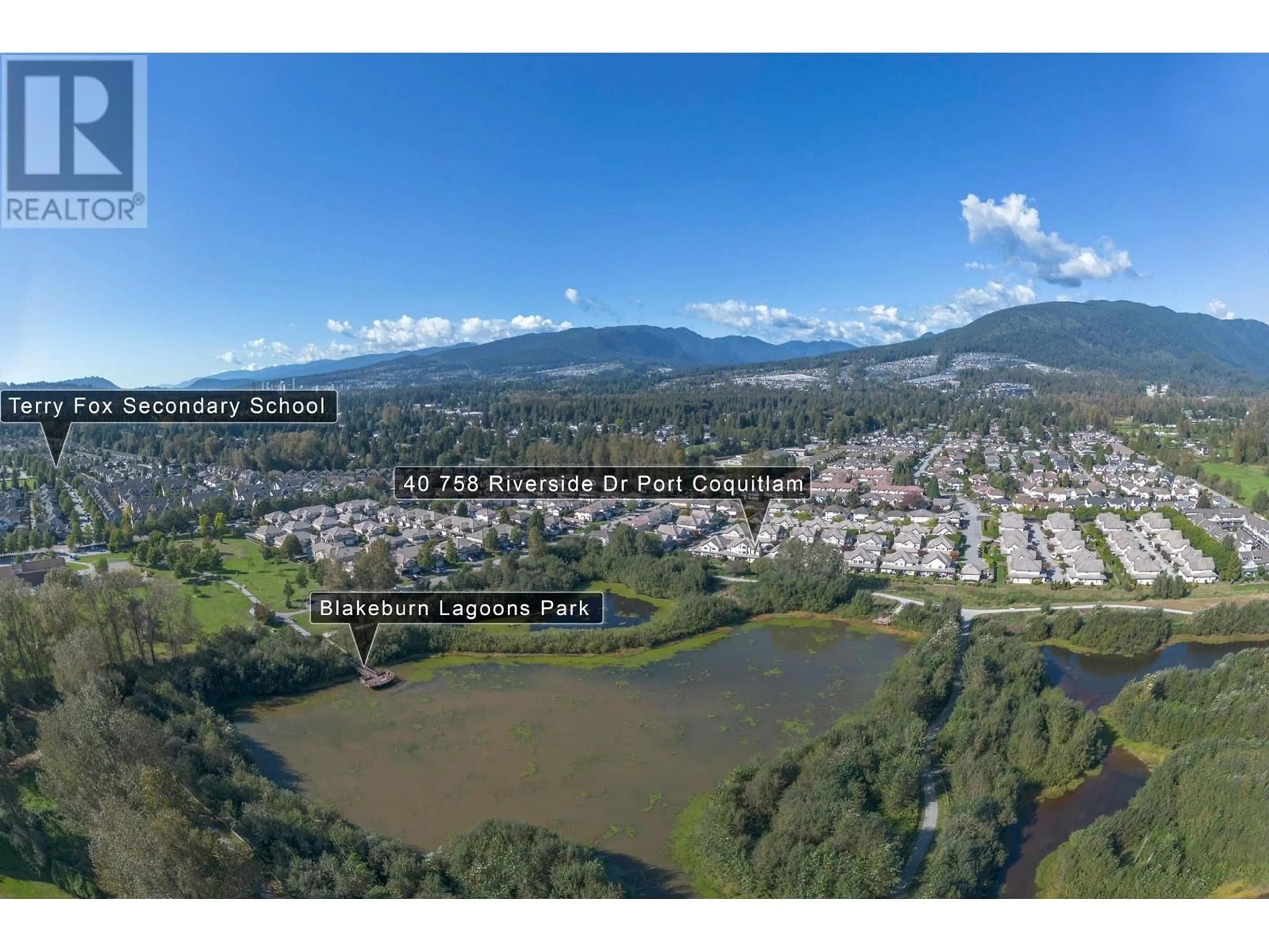 A pic from exterior of the house or condo, the view of lake or river for 40 758 RIVERSIDE DRIVE, Port Coquitlam British Columbia V3B7V8