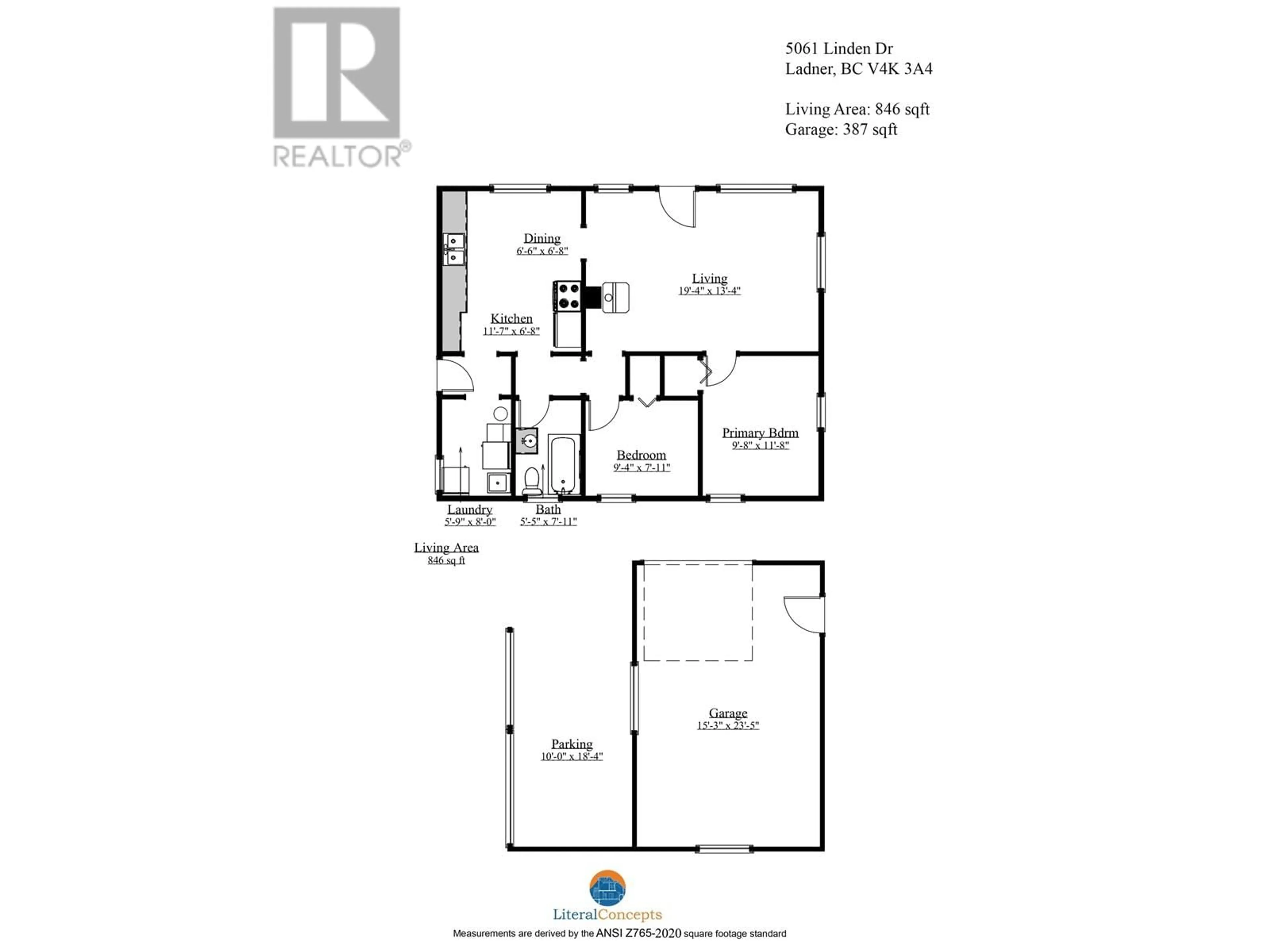 Floor plan for 5061 LINDEN DRIVE, Delta British Columbia V4K3A4