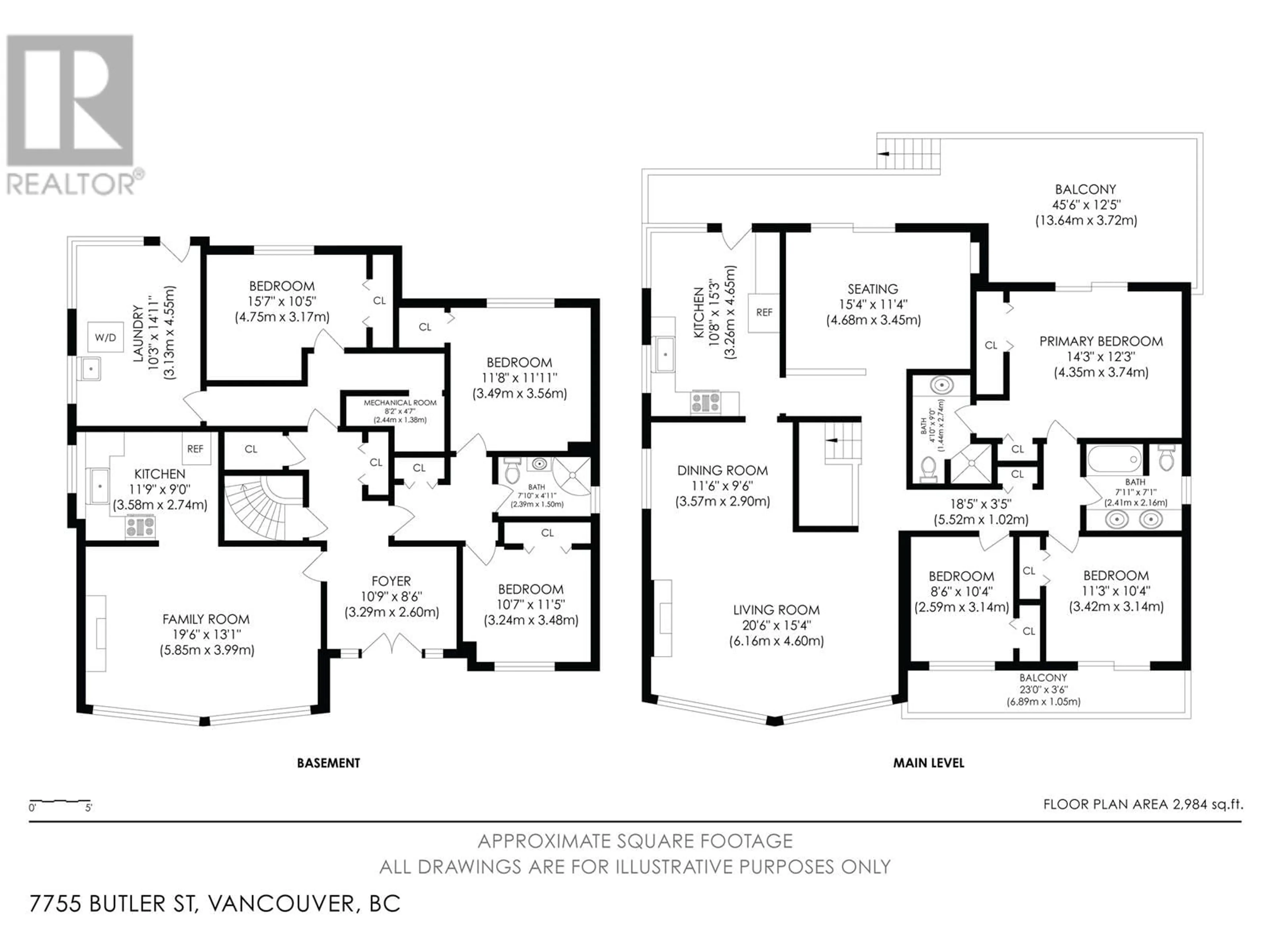 Floor plan for 7755 BUTLER STREET, Vancouver British Columbia V5S3L3