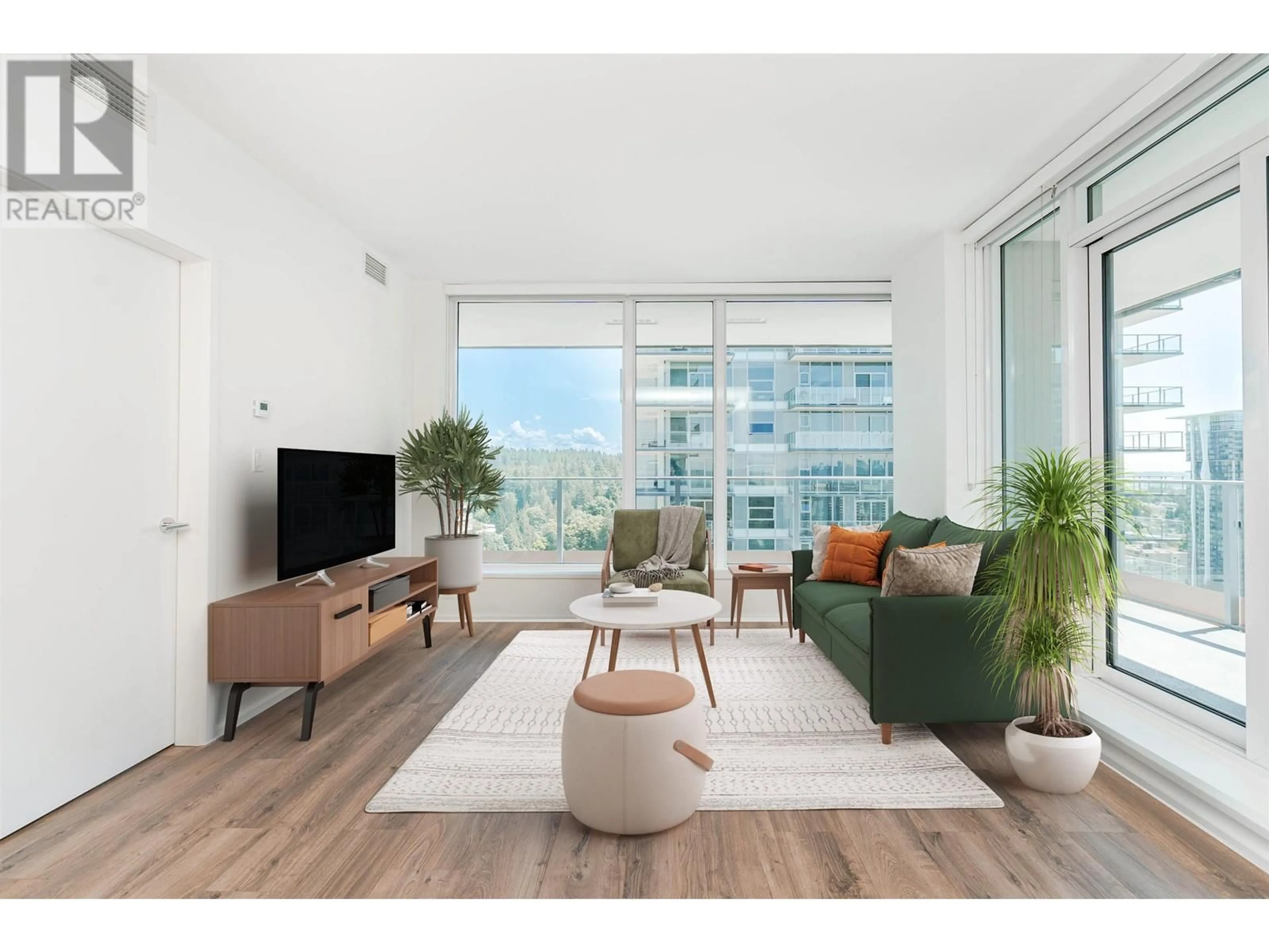 Living room, wood floors for 2305 3809 EVERGREEN PLACE, Burnaby British Columbia V3J0M1