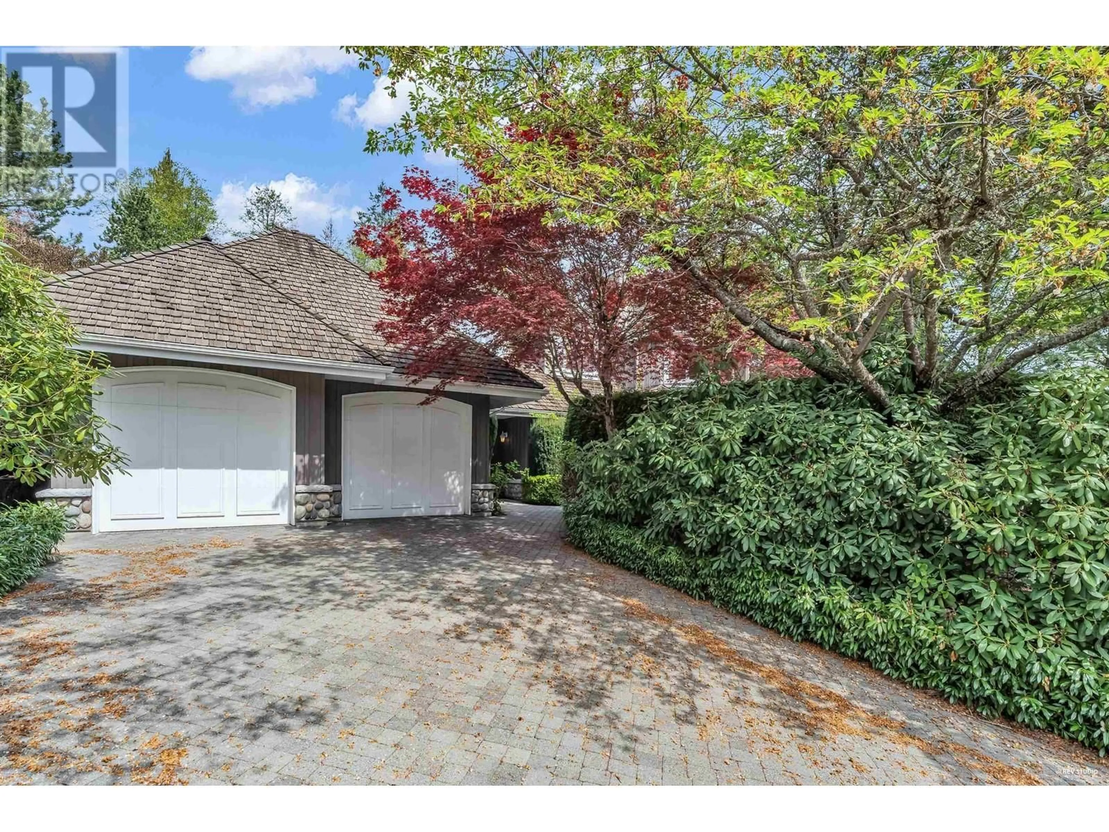 Frontside or backside of a home, the fenced backyard for 4683 DECOURCY COURT, West Vancouver British Columbia V7W3J5