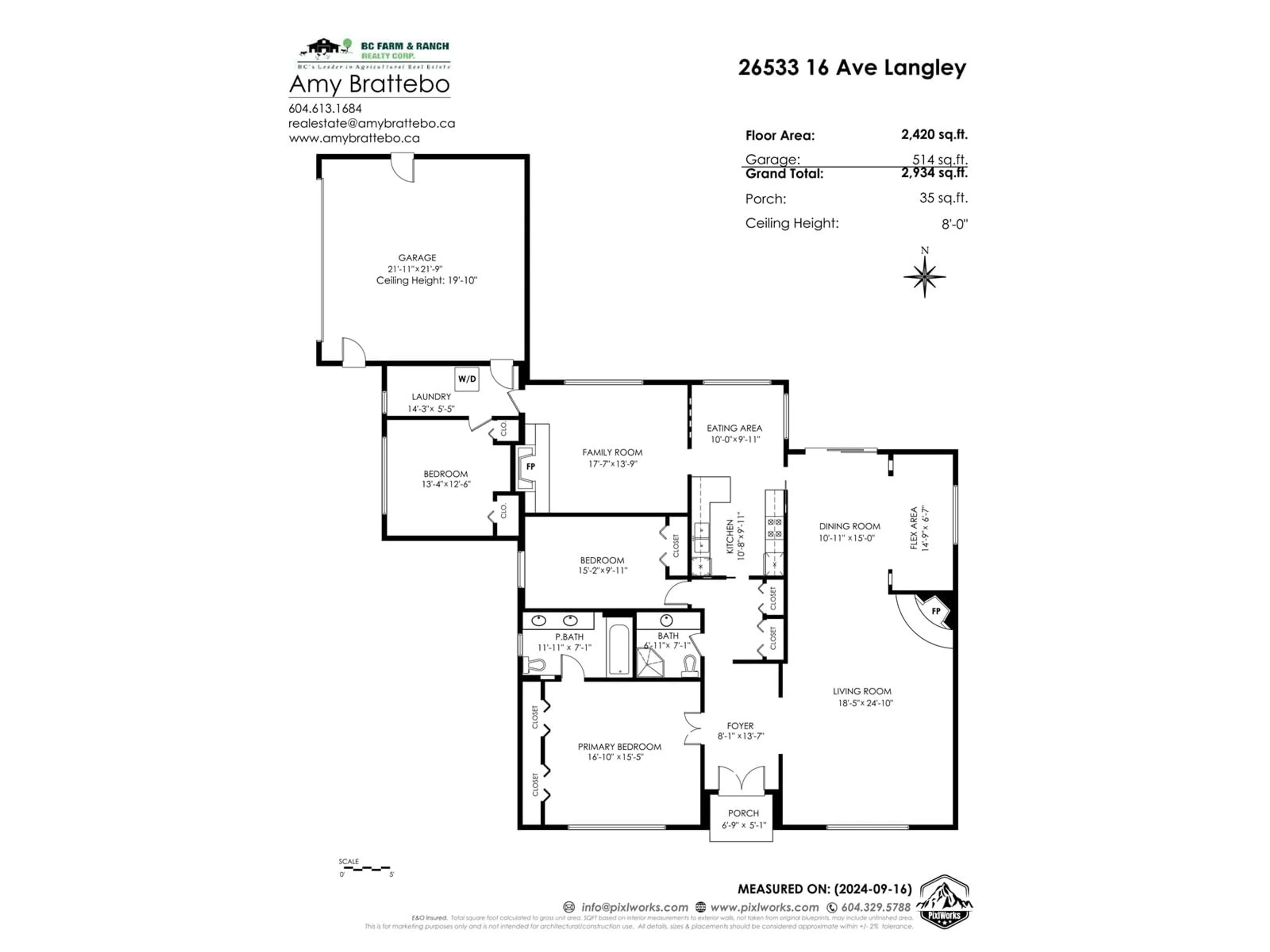 Floor plan for 26533 16 AVENUE, Langley British Columbia V4W2S2