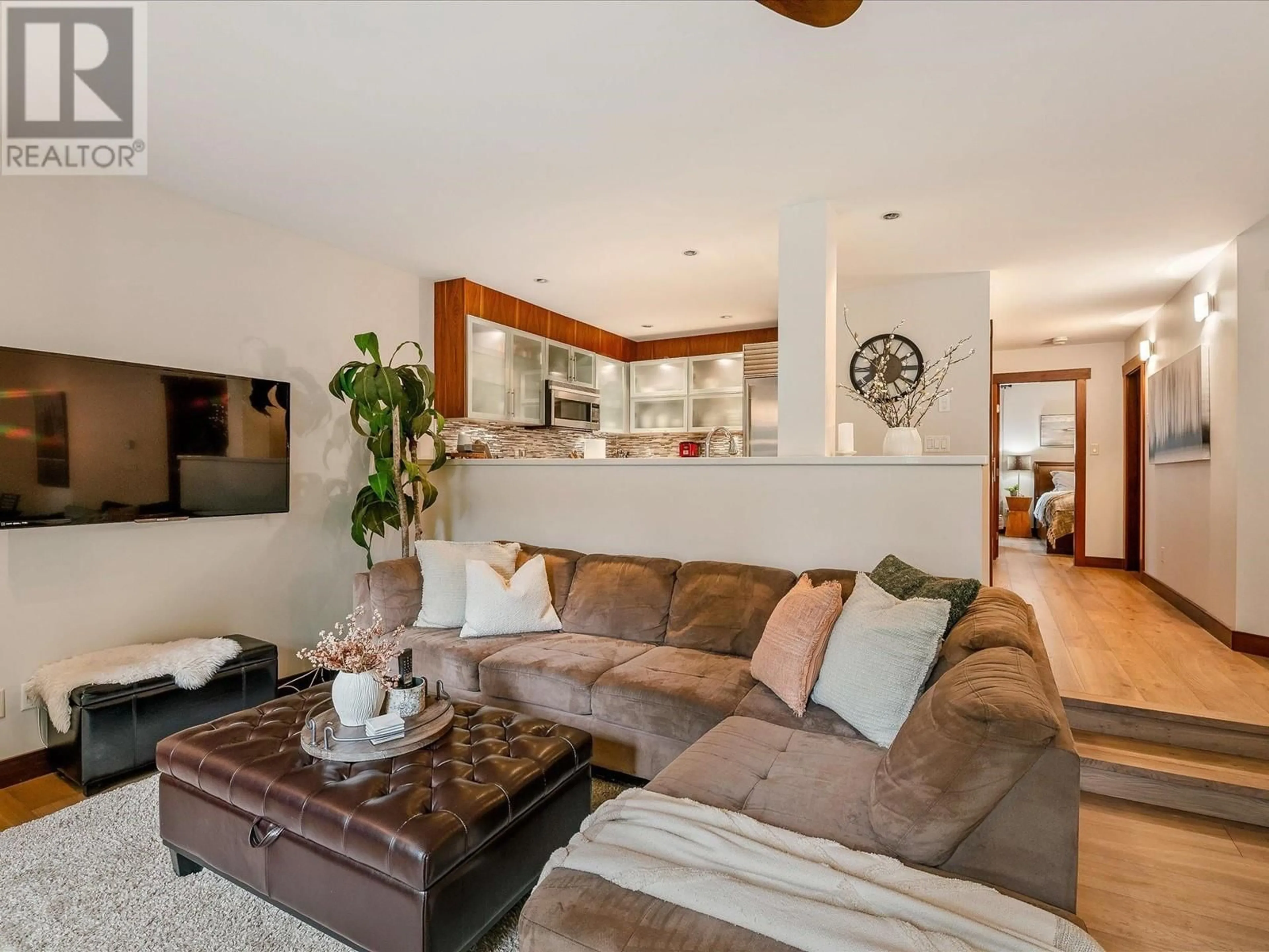 Living room, wood floors for 19 4645 BLACKCOMB WAY, Whistler British Columbia V8E0Y7