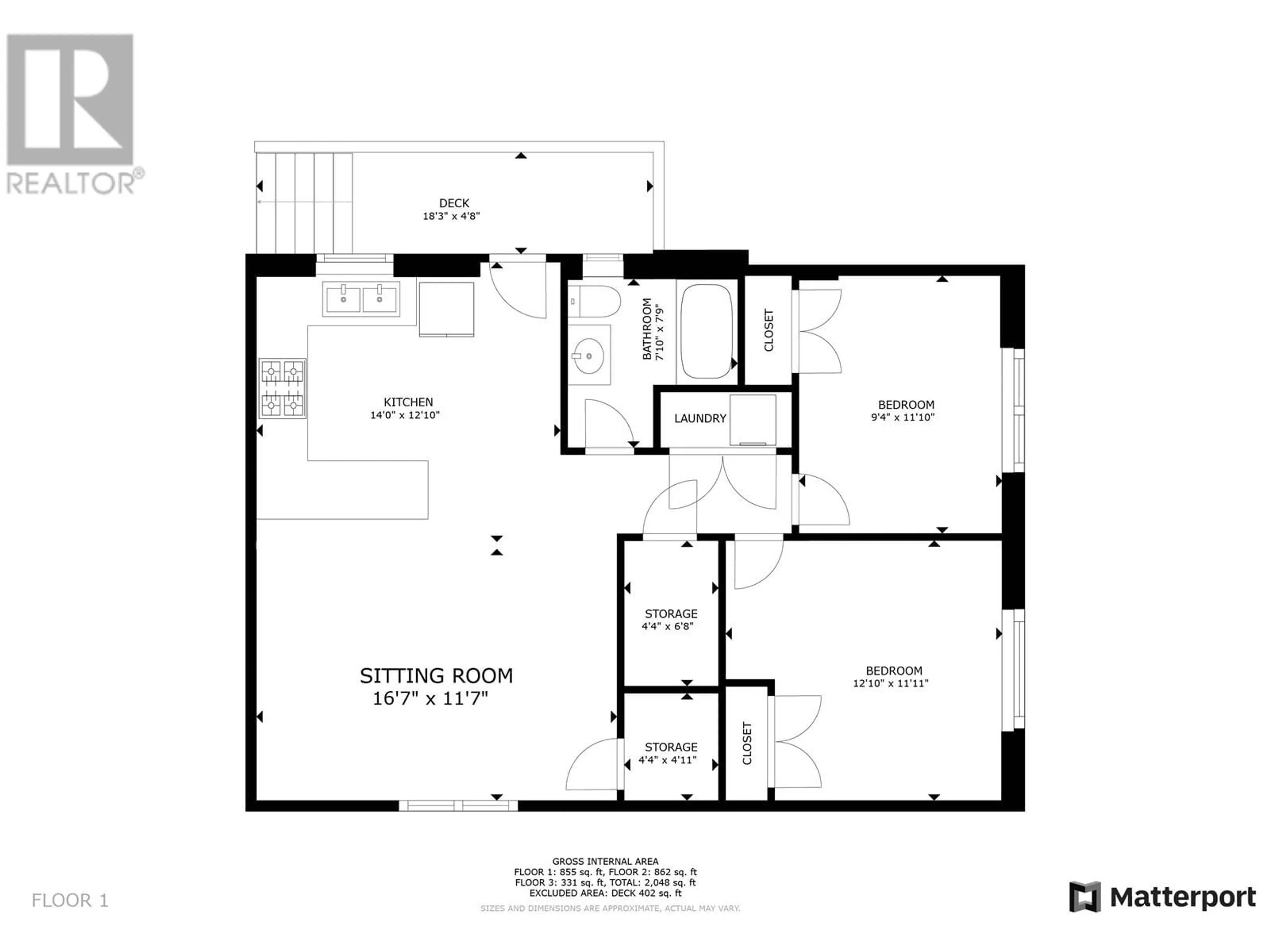 Floor plan for 10405 LEMIEUX STREET, Hudsons Hope British Columbia V0C1V0