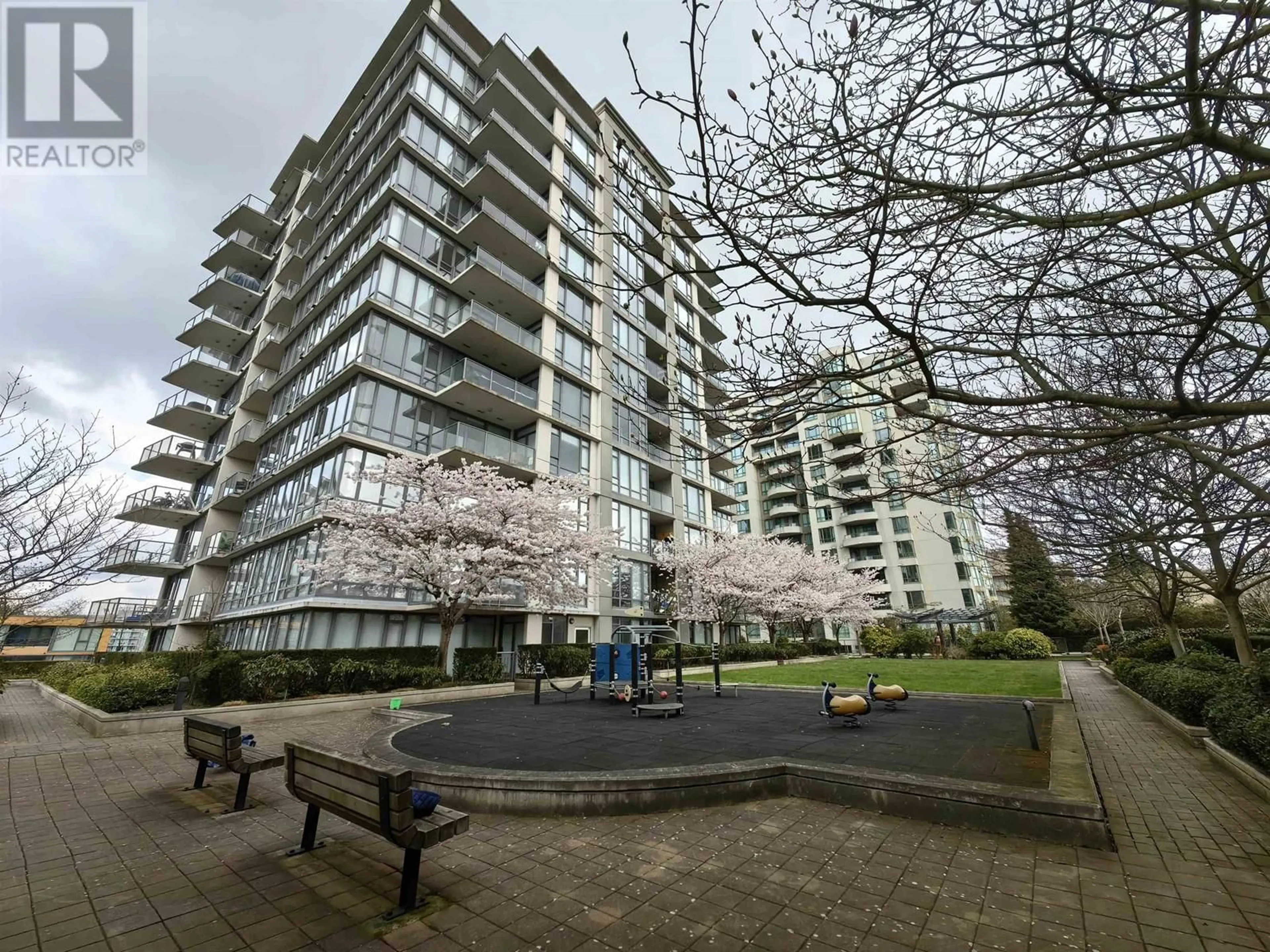 A pic from exterior of the house or condo, the front or back of building for 501 6888 ALDERBRIDGE WAY, Richmond British Columbia V6X0A7