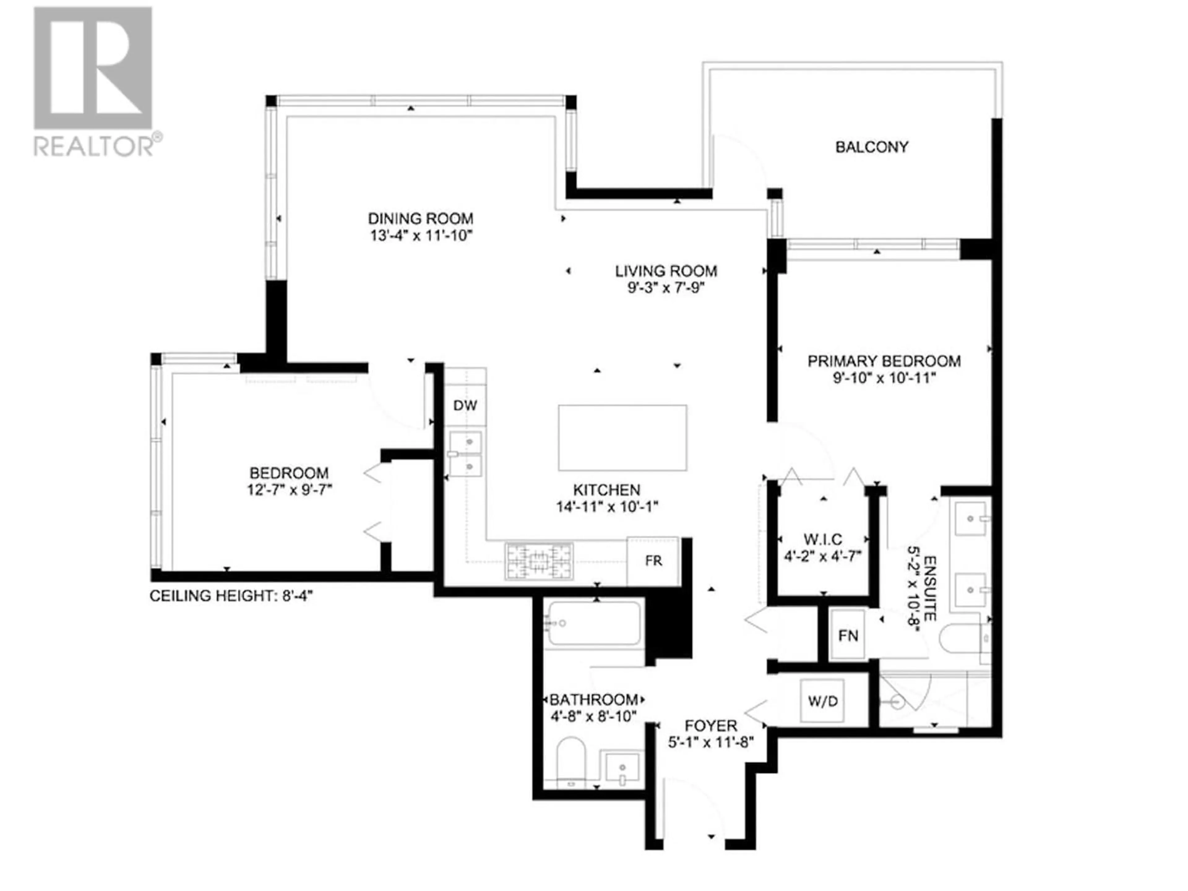 Floor plan for 2708 6700 DUNBLANE AVENUE, Burnaby British Columbia V5H0J3