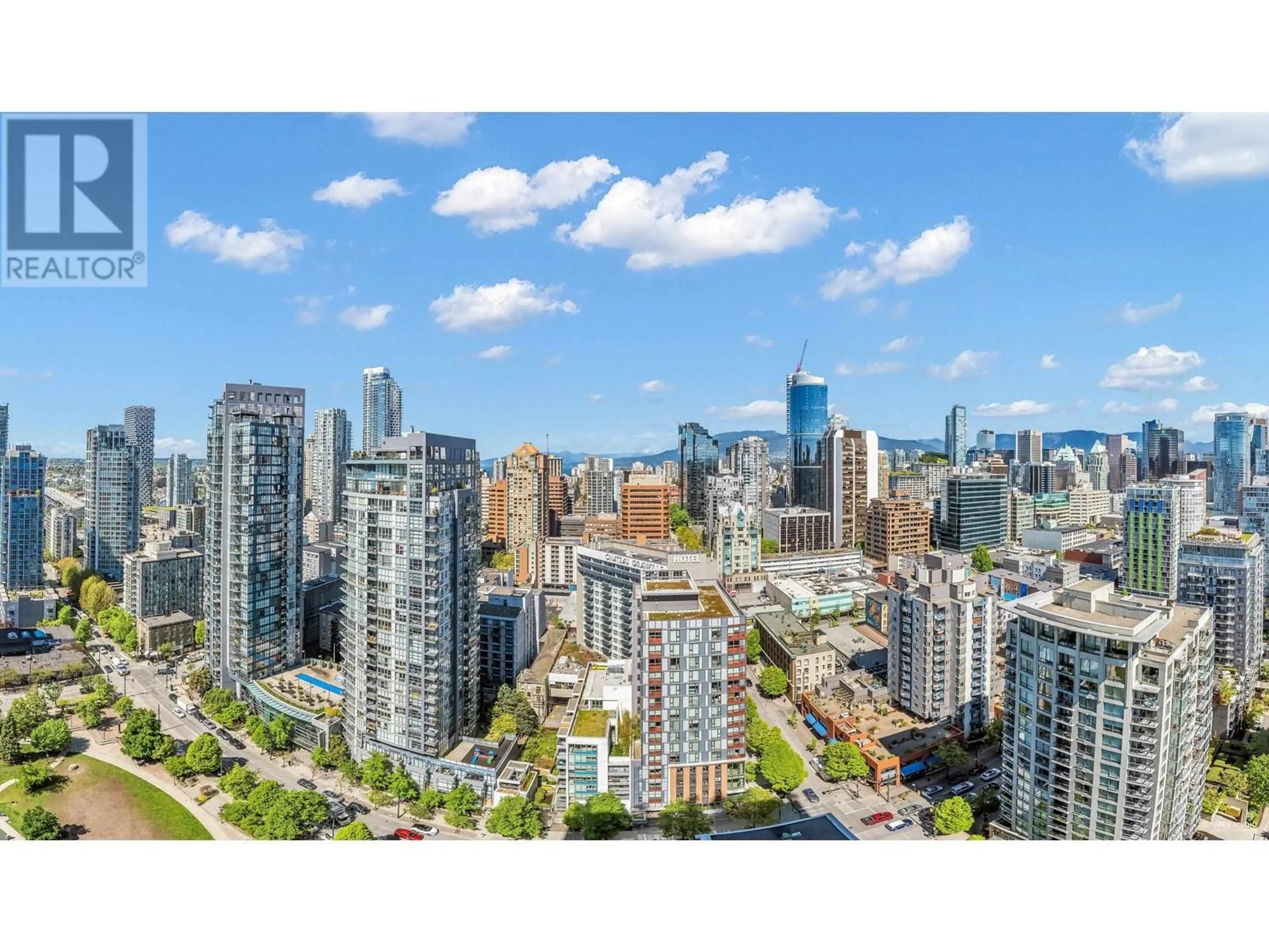 A pic from exterior of the house or condo, the view of city buildings for 2807 1111 RICHARDS STREET, Vancouver British Columbia V6B0S3