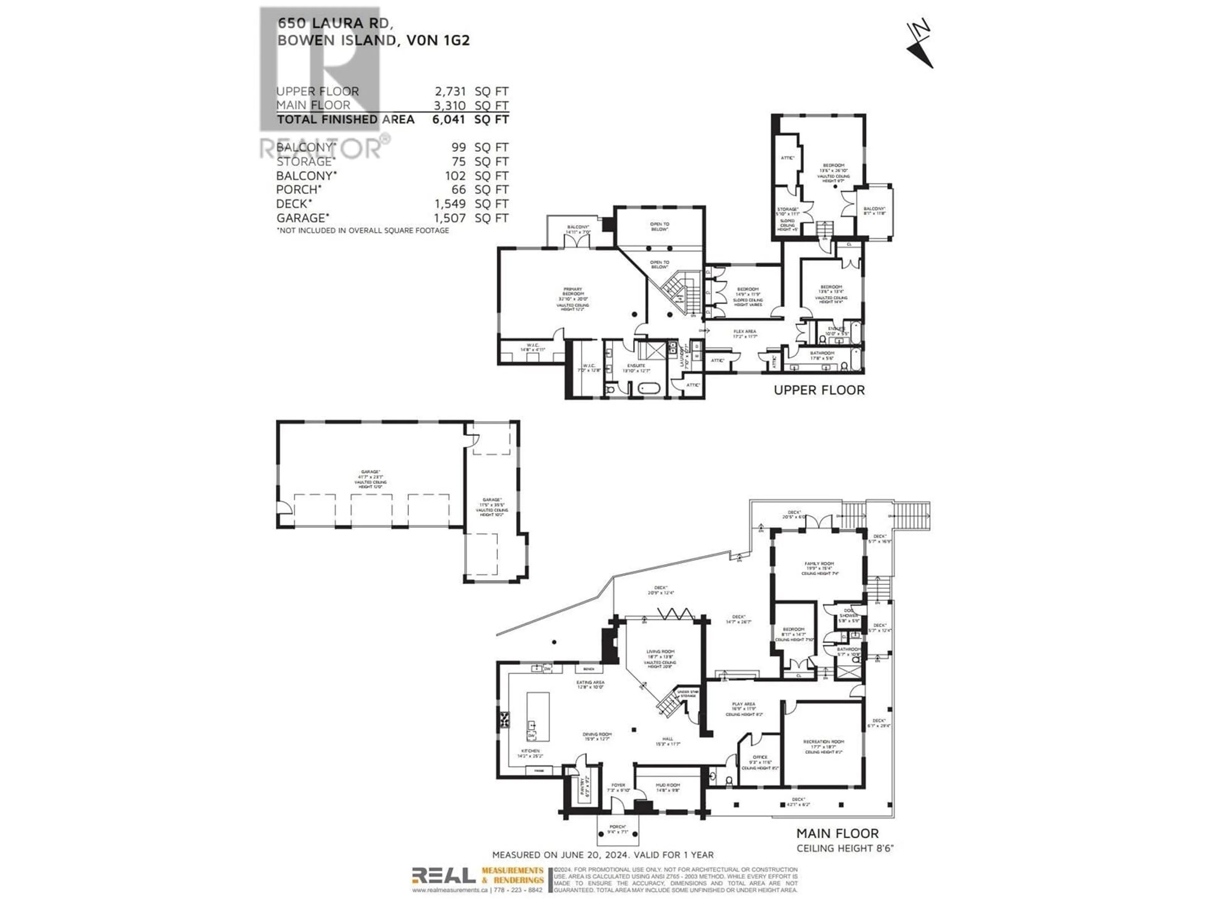 Floor plan for 650 LAURA ROAD, Bowen Island British Columbia V0N1G2