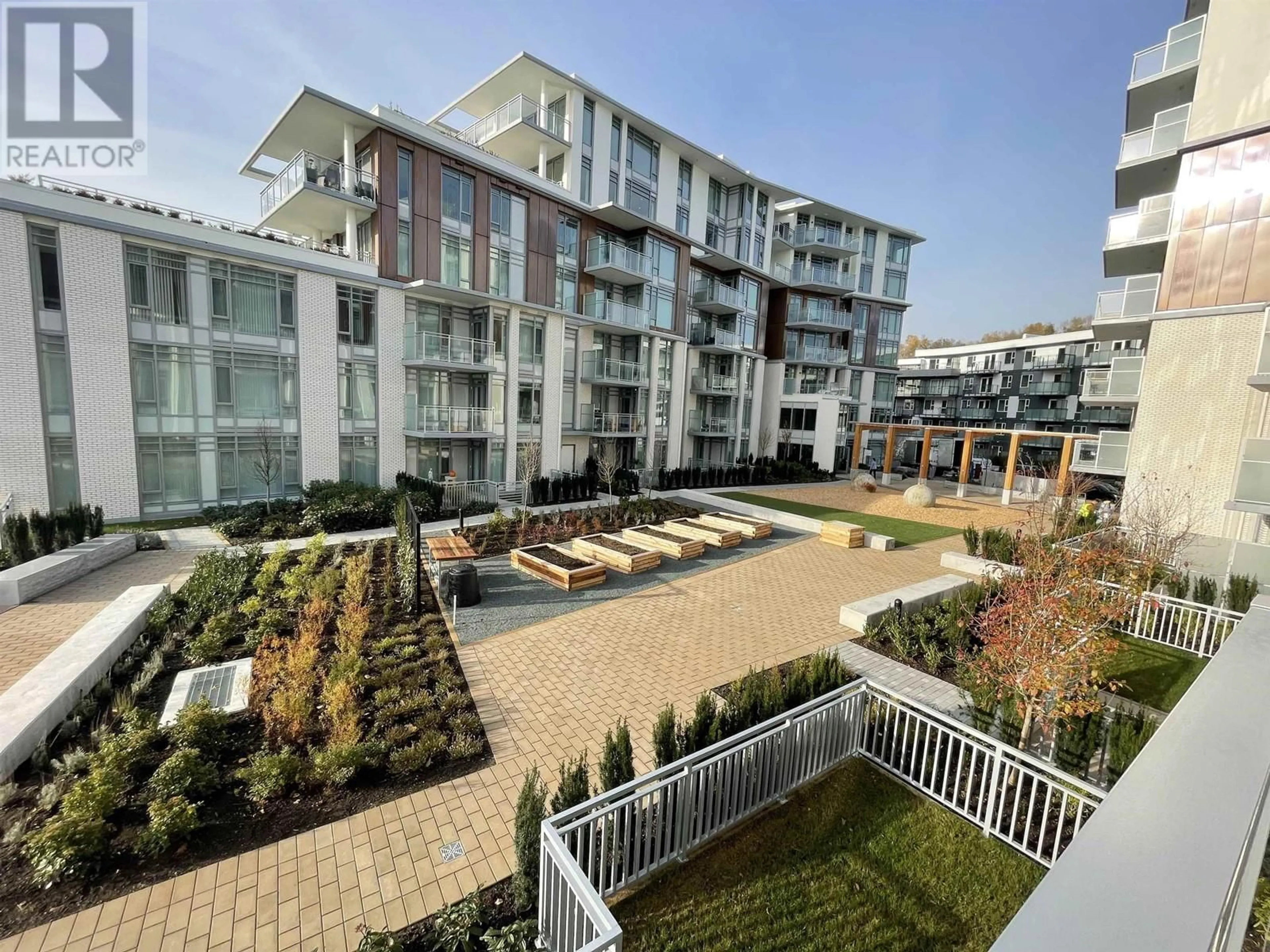 Patio, city buildings view from balcony for 209 - 3198 RIVERWALK AVENUE, Vancouver British Columbia V5S0E8
