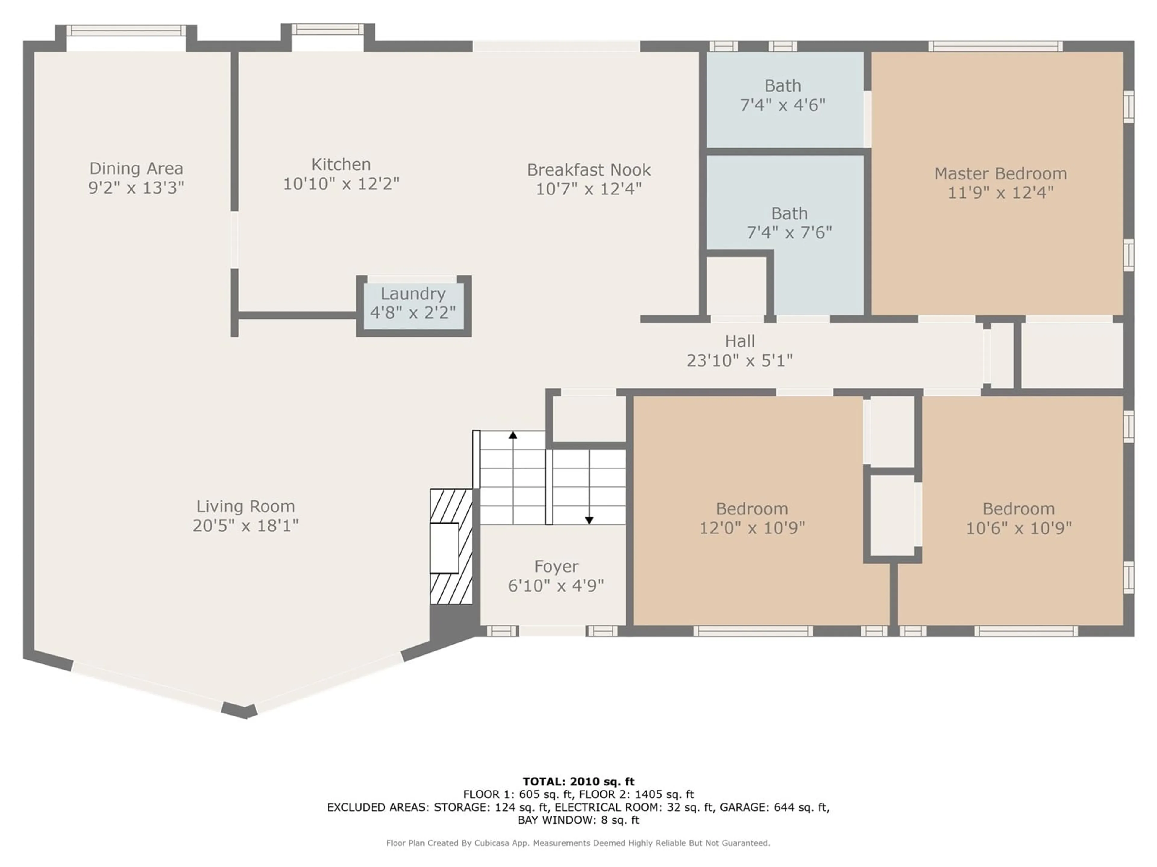 Floor plan for 2474 MAGNOLIA CRESCENT, Abbotsford British Columbia V2T3M9