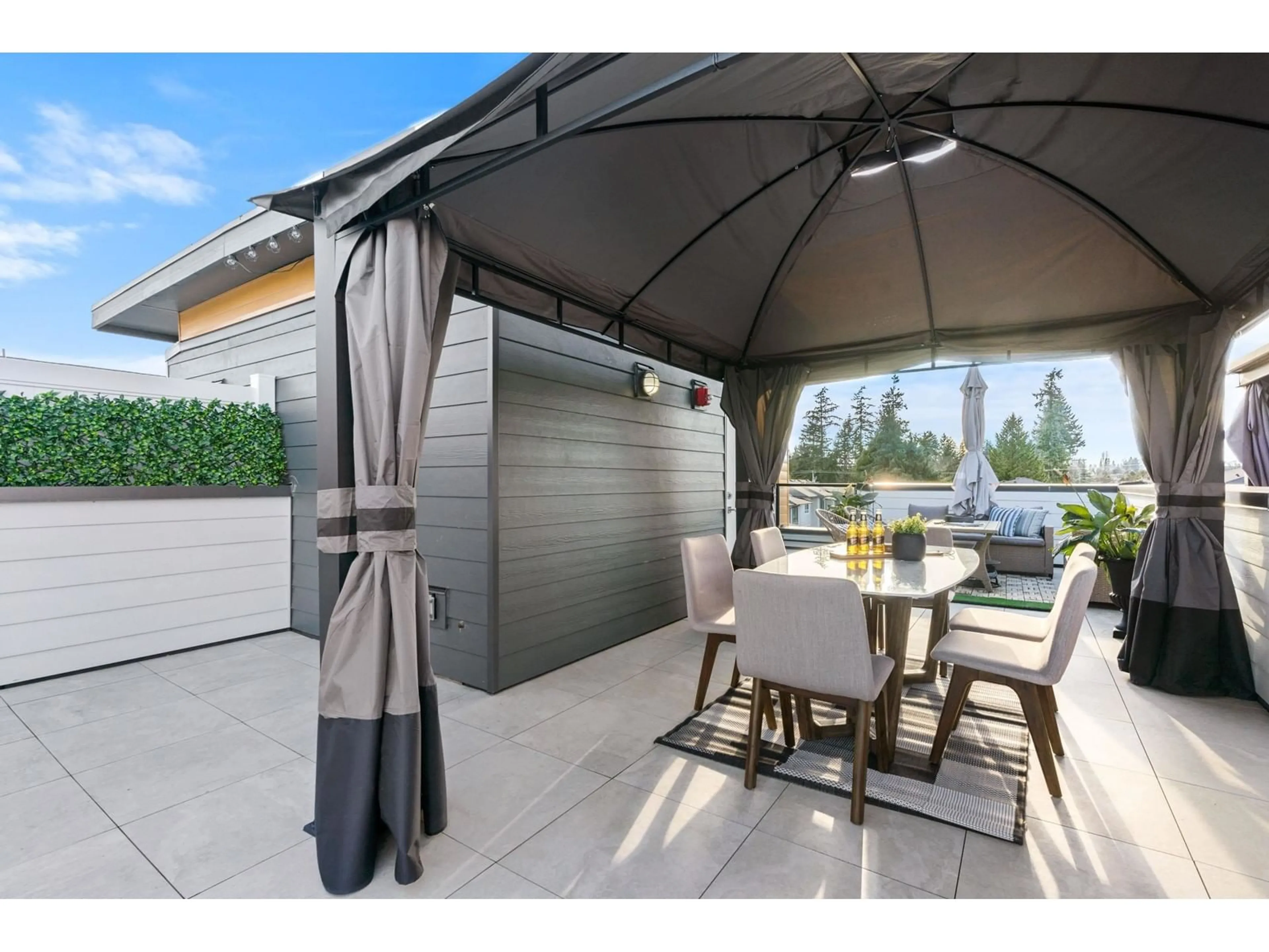 Patio, the fenced backyard for 18 16511 WATSON DRIVE, Surrey British Columbia V4N6T7