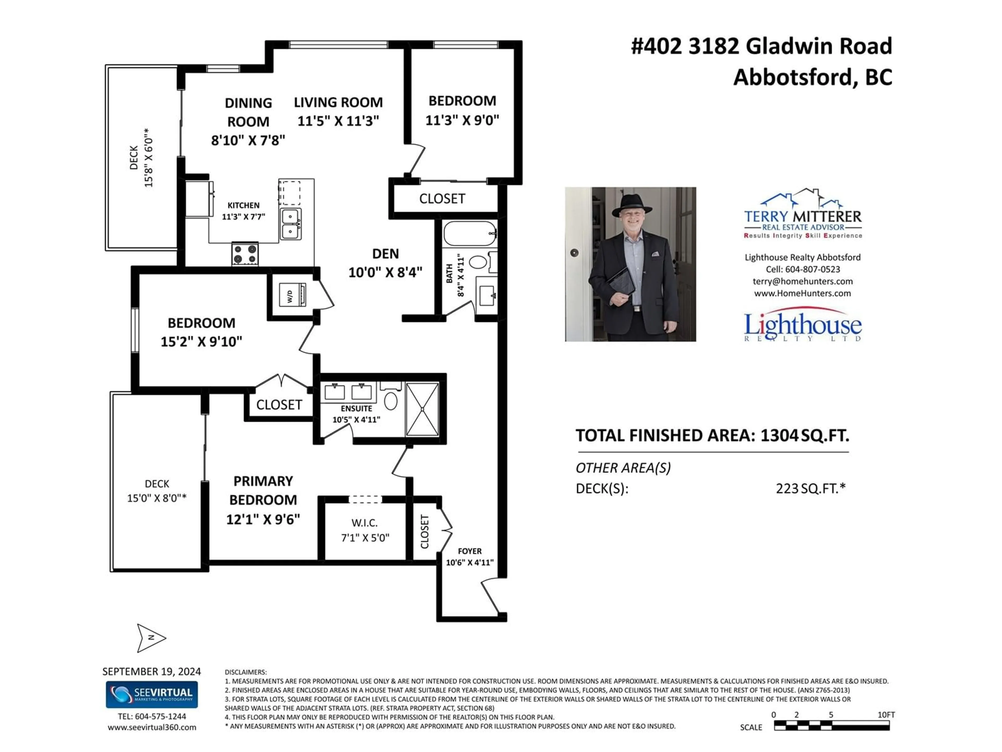 Floor plan for 402 3182 GLADWIN ROAD, Abbotsford British Columbia V2T6R7