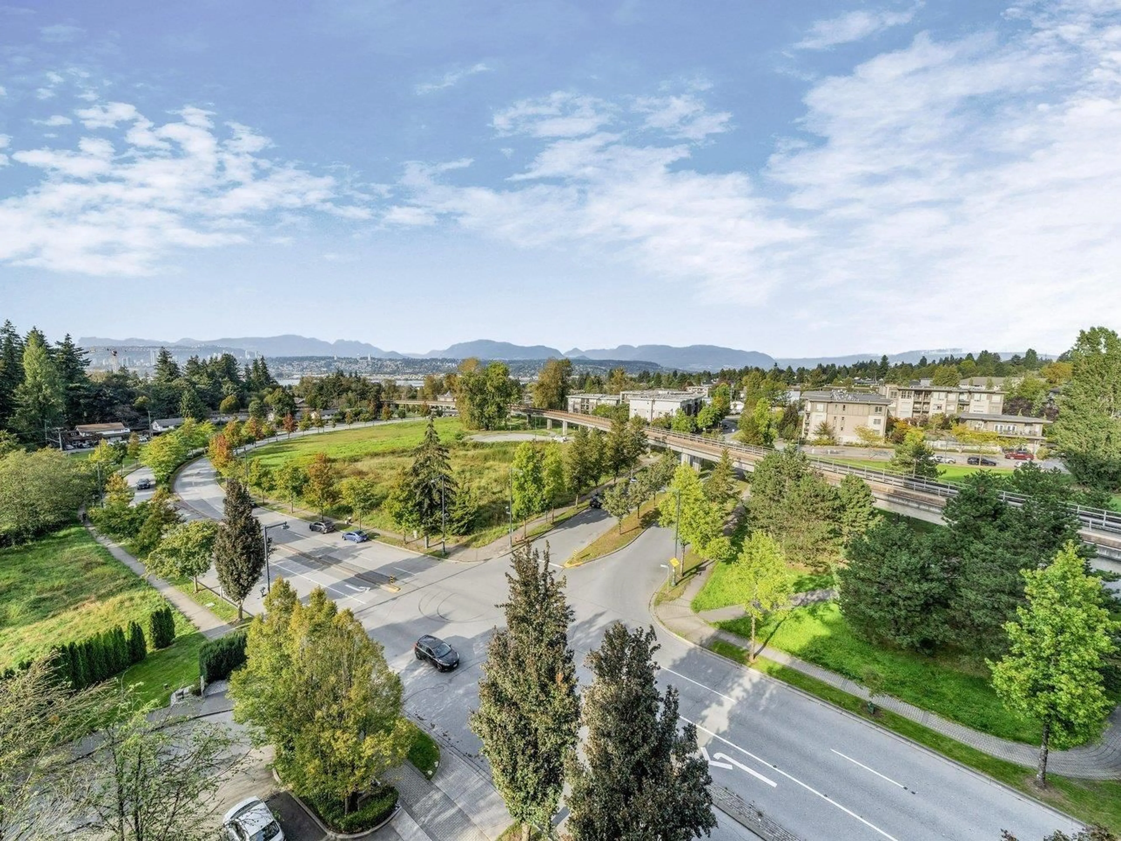 A pic from exterior of the house or condo, the street view for 907 10899 UNIVERSITY DRIVE, Surrey British Columbia V3T5V2