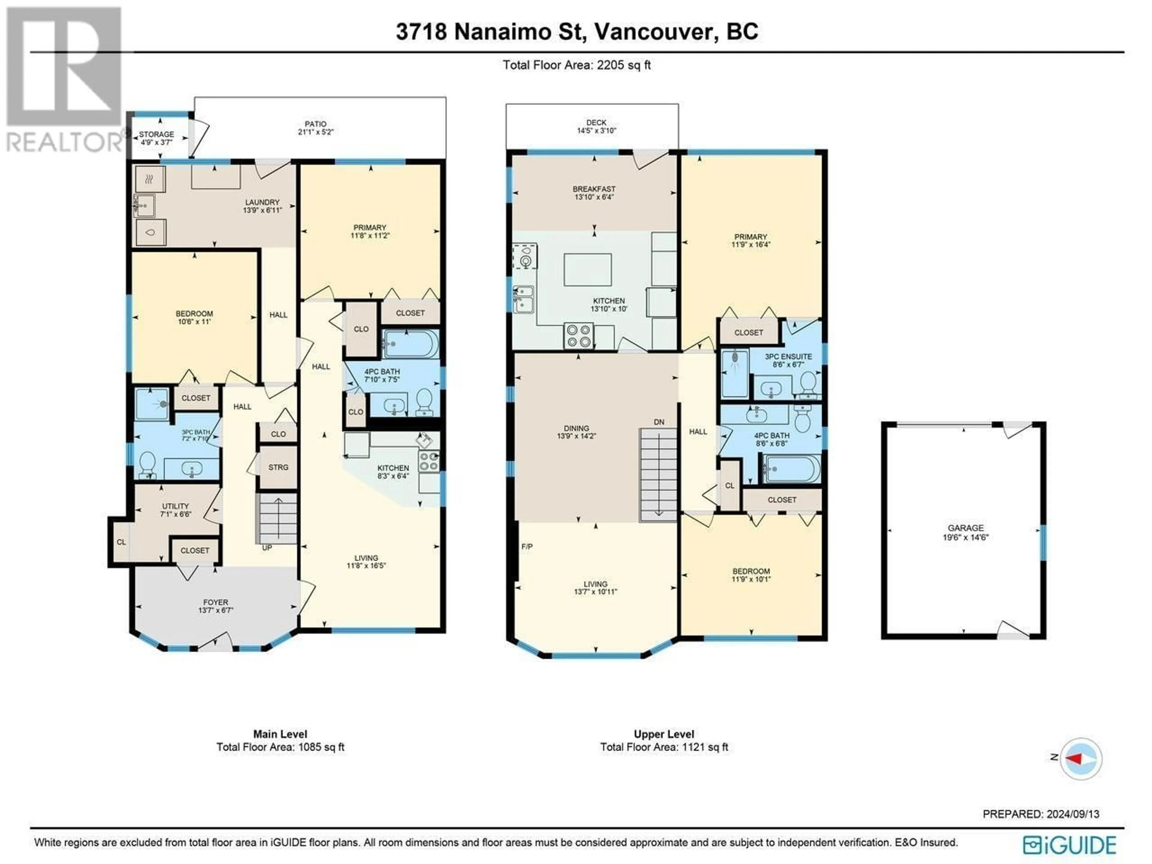 Floor plan for 3718 NANAIMO STREET, Vancouver British Columbia V5N5H3