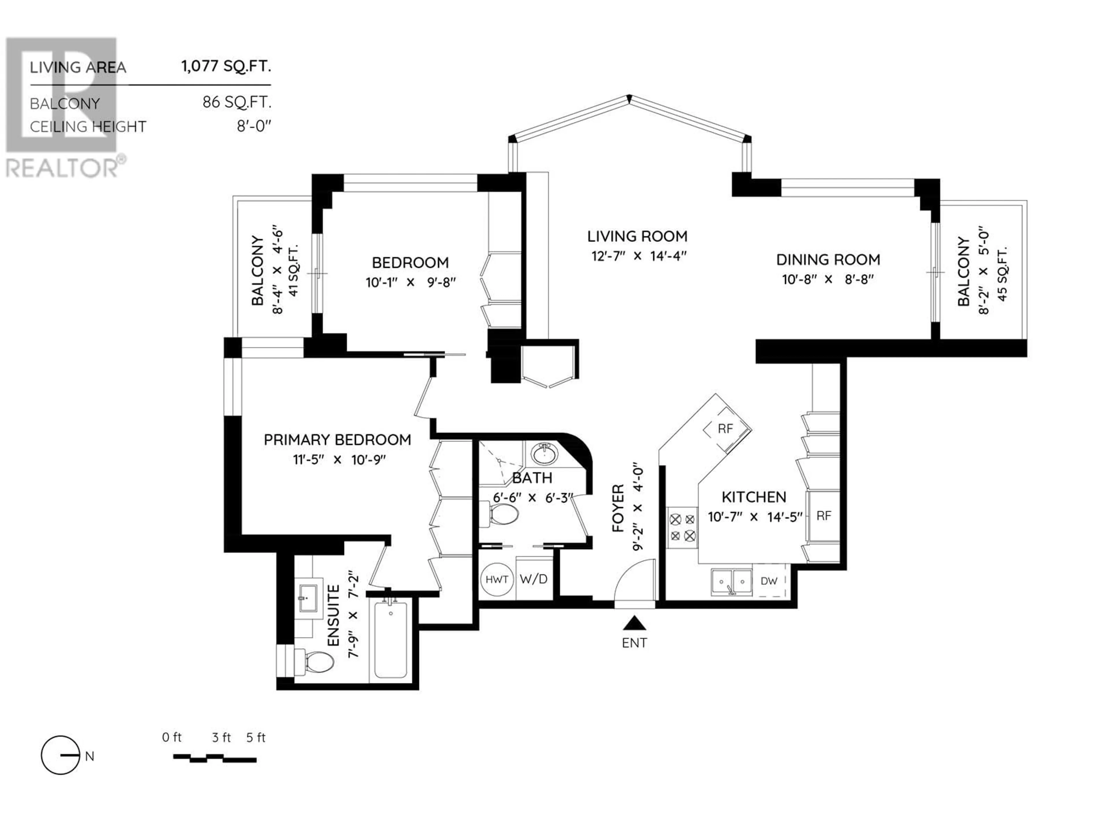 Floor plan for 803 889 HOMER STREET, Vancouver British Columbia V6B5S3